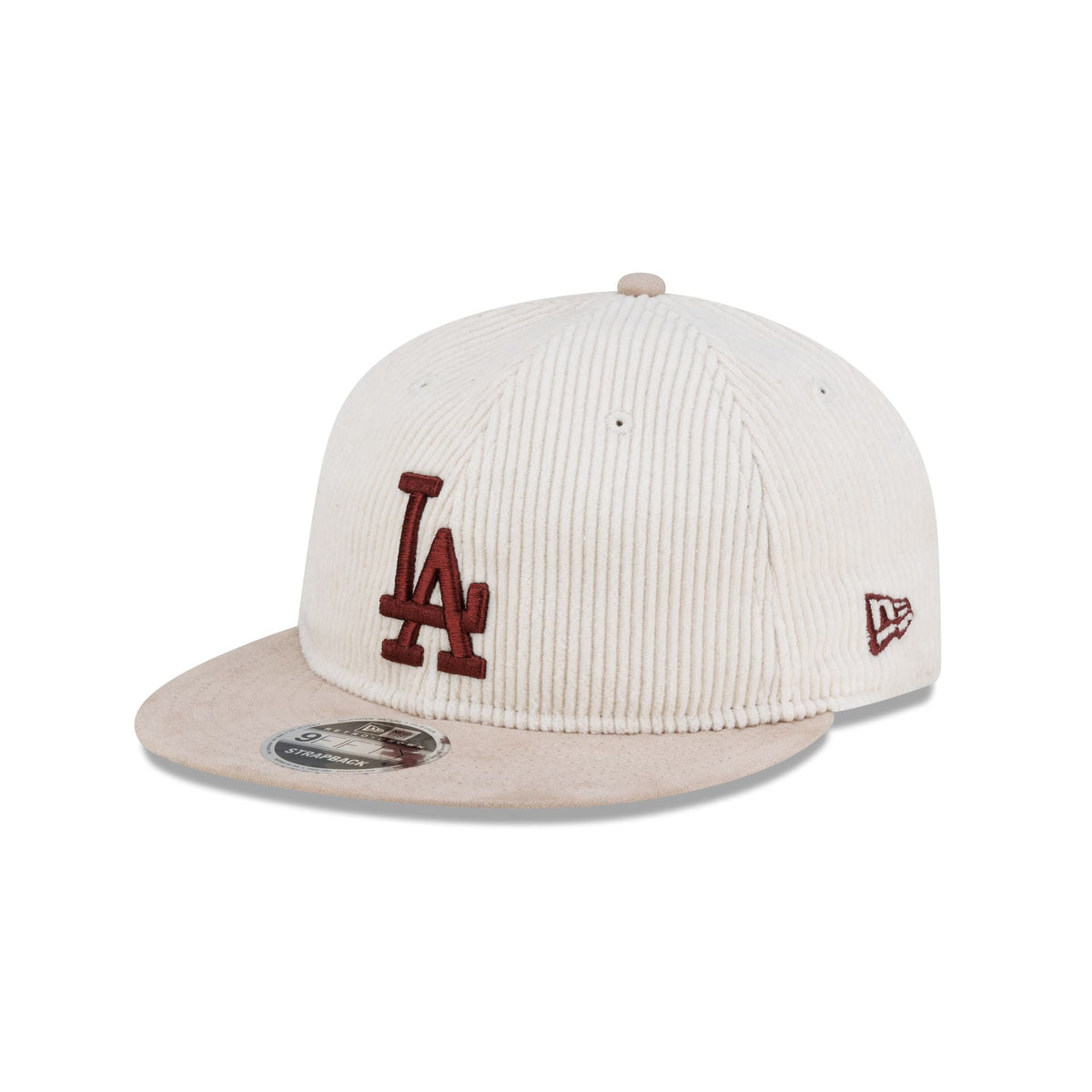 Los Angeles Dodgers Two Tone Chrome Corduroy Retro Crown 9FIFTY Adjustable Hat
