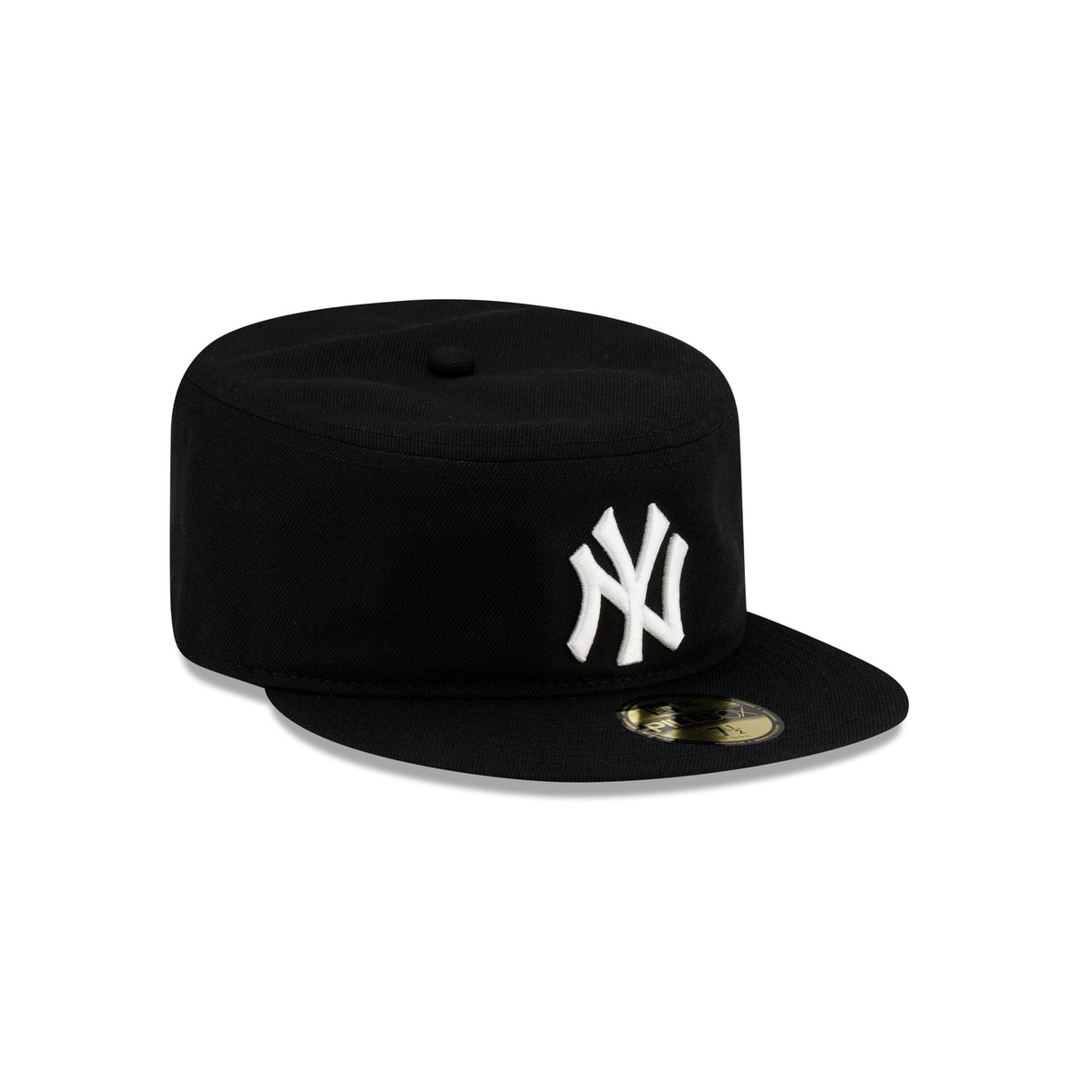 New York Yankees Black Corduroy Pillbox Hat