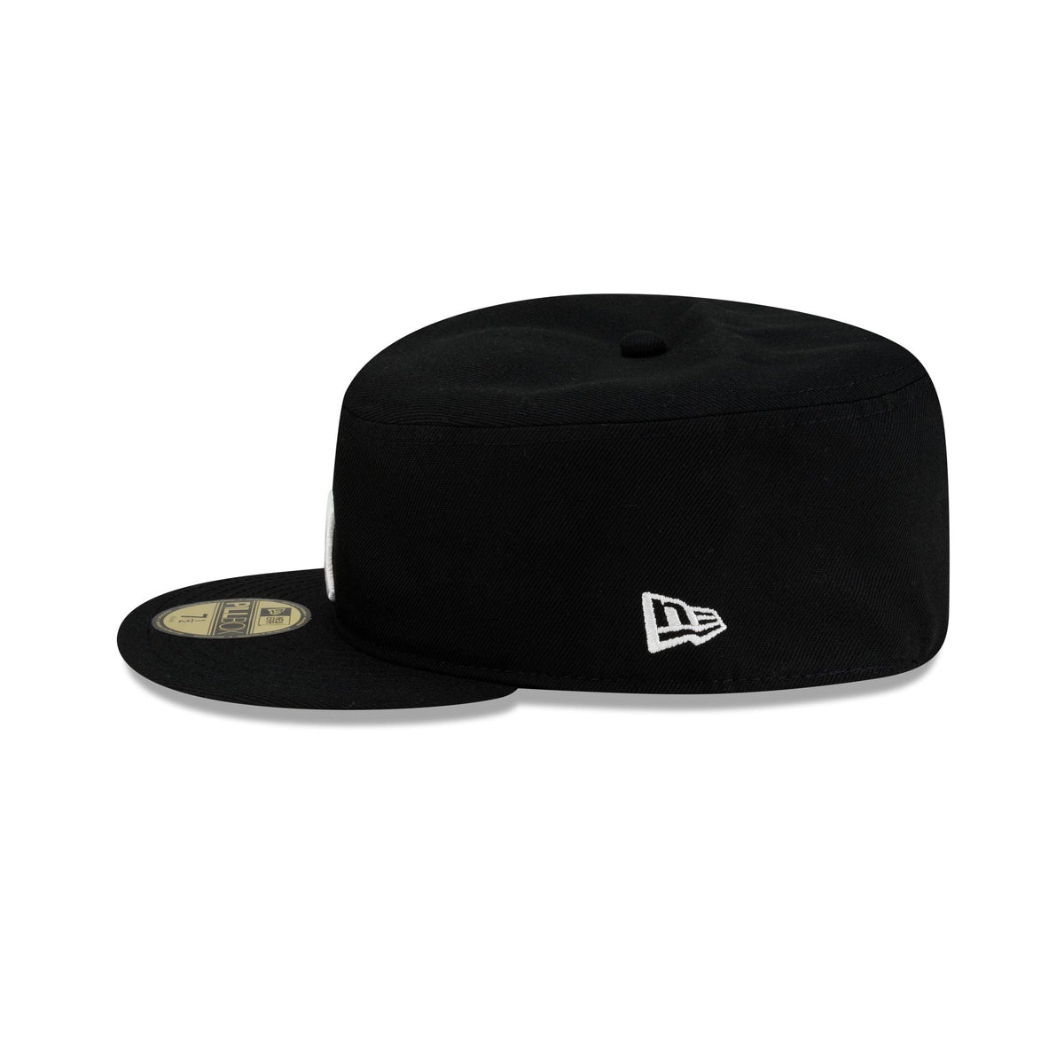 New York Yankees Black Corduroy Pillbox Hat