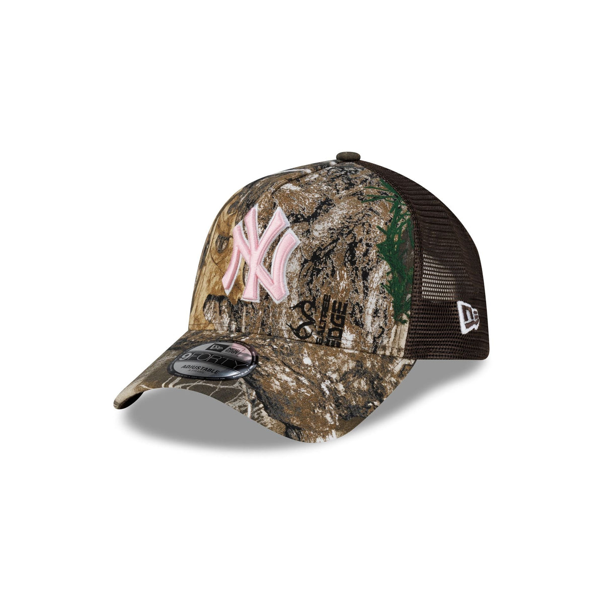 New York Yankees Realtree 9FORTY A-Frame Trucker Hat