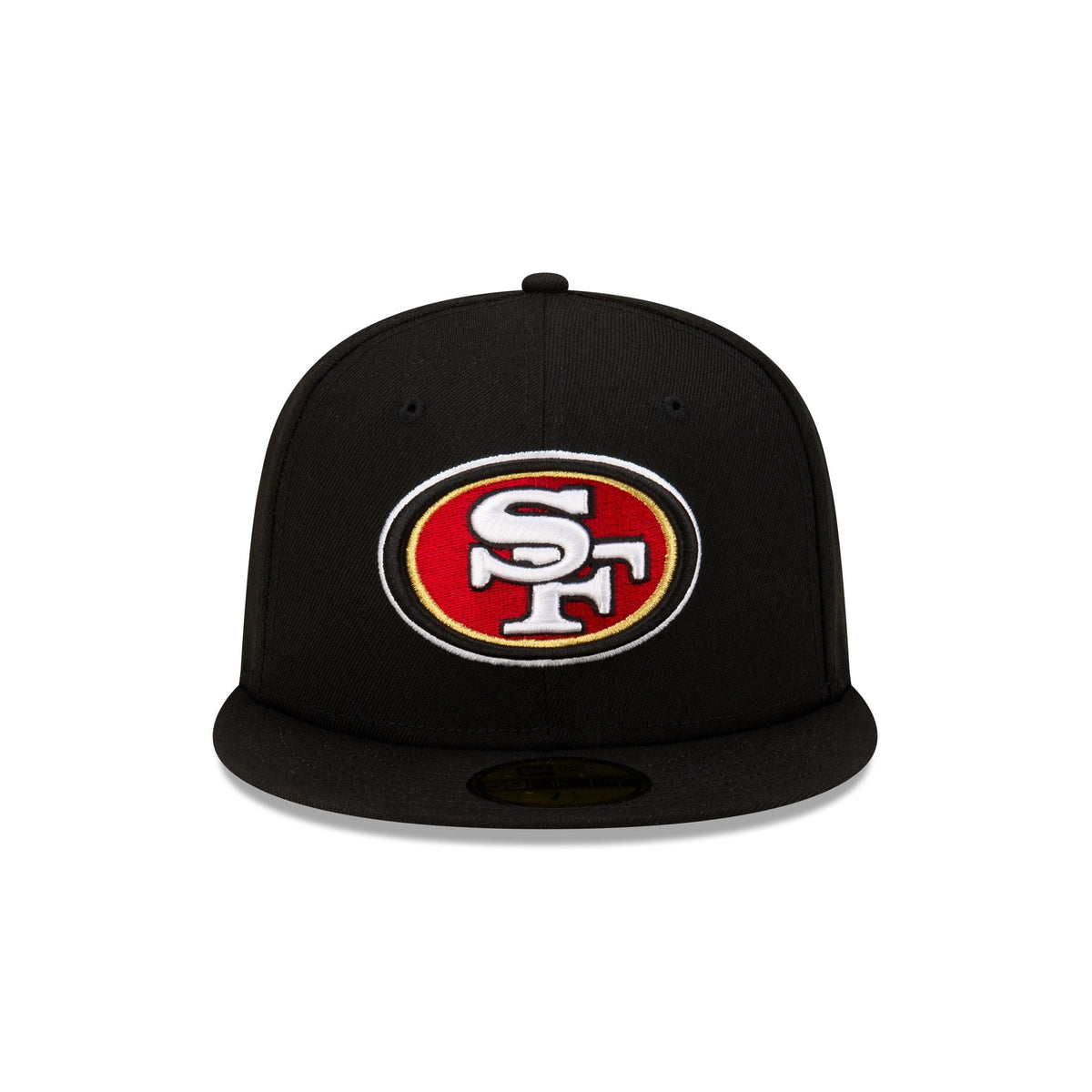 San Francisco 49ers 80th Anniversary Sidepatch Black 59FIFTY Fitted Hat
