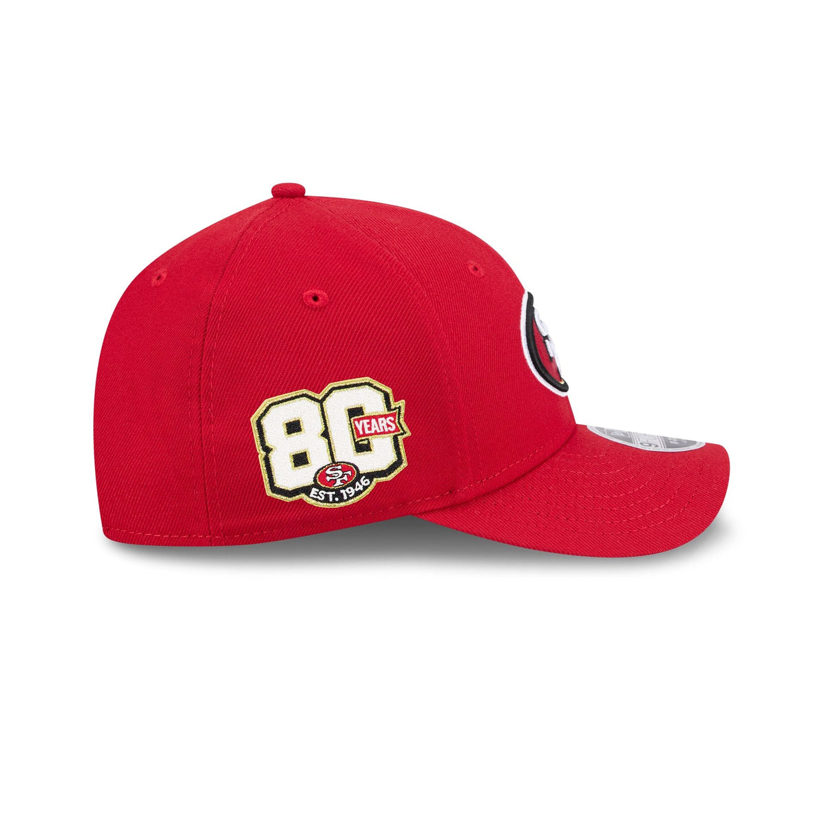 San Francisco 49ers 80th Anniversary Sidepatch 9FORTY M-Crown Snapback Hat