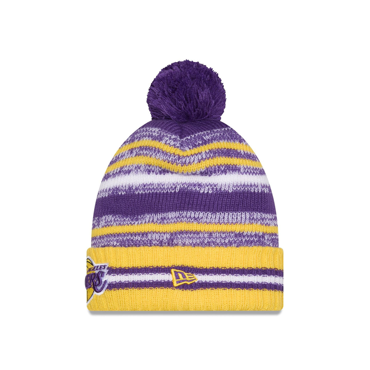 Los Angeles Lakers Cheer Pom Knit Hat