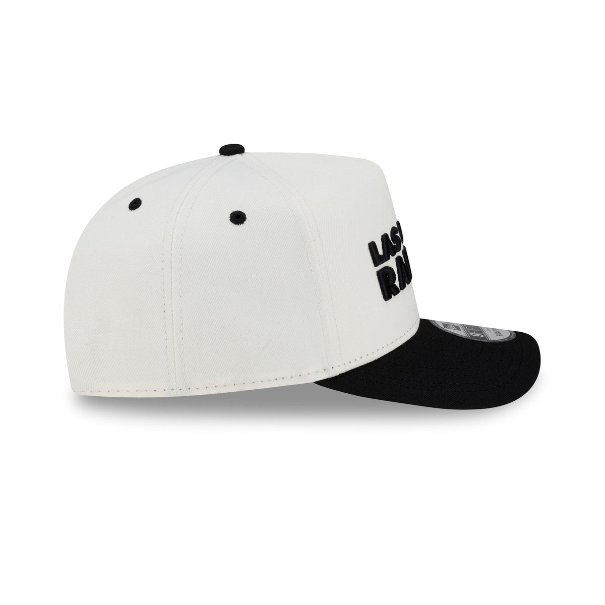 Las Vegas Raiders Two Tone Team Wordmark 9FIFTY A-Frame Snapback Hat