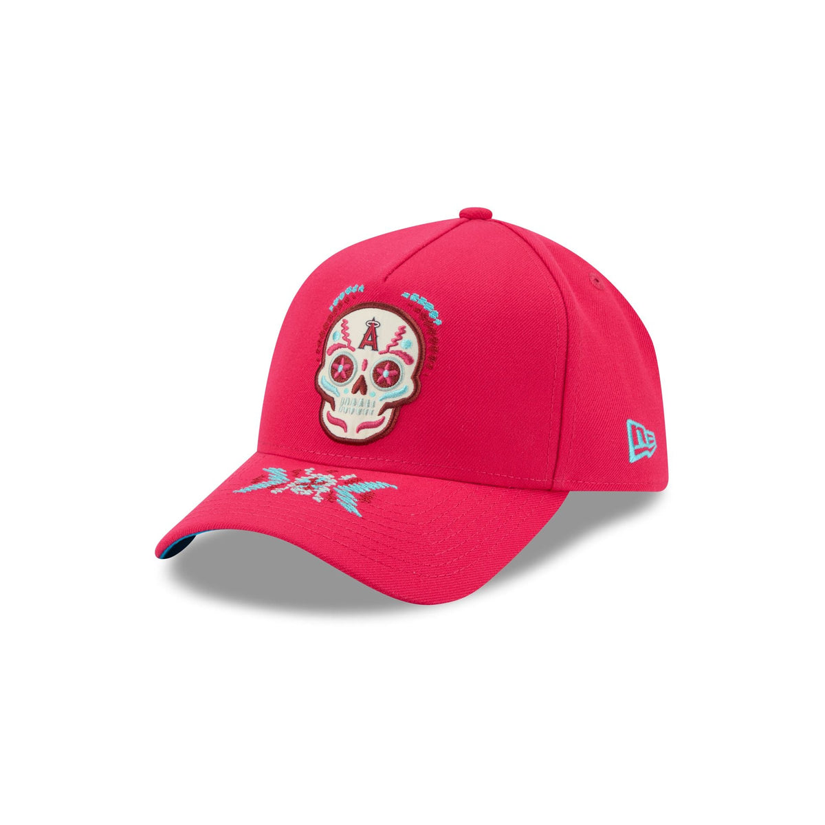 Los Angeles Angels Day of the Dead 9FORTY A-Frame Snapback Hat