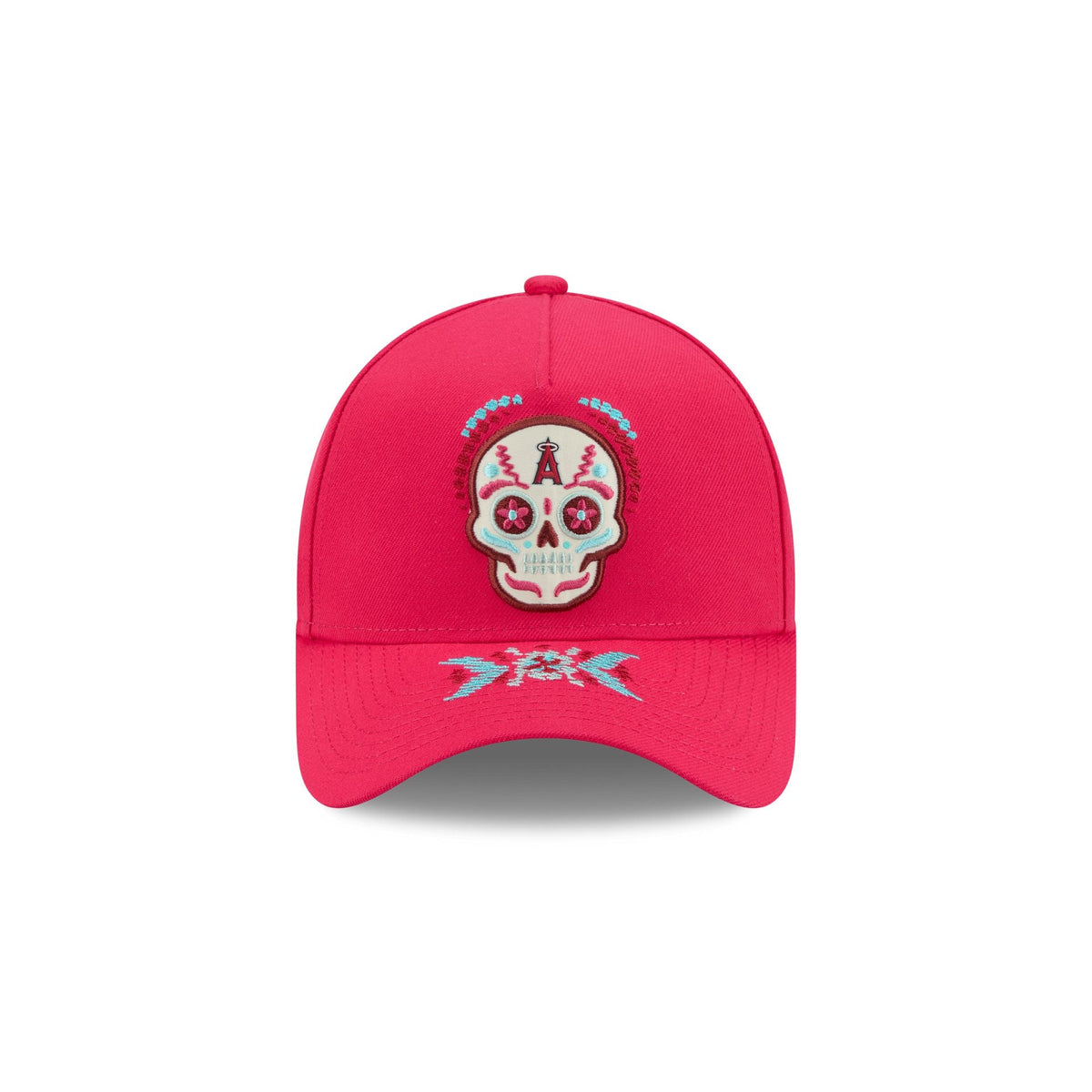Los Angeles Angels Day of the Dead 9FORTY A-Frame Snapback Hat