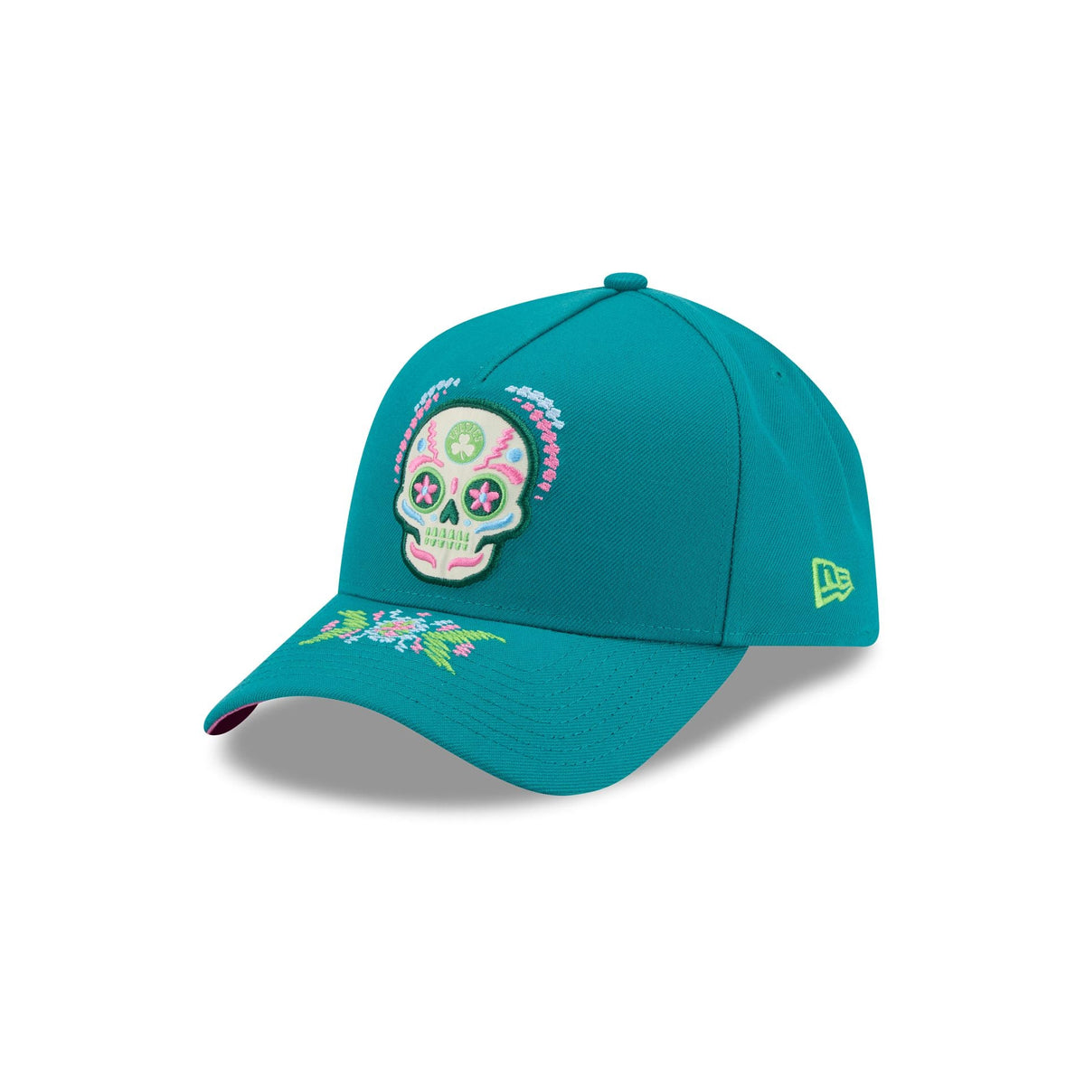 Boston Celtics Day of the Dead 9FORTY A-Frame Snapback Hat