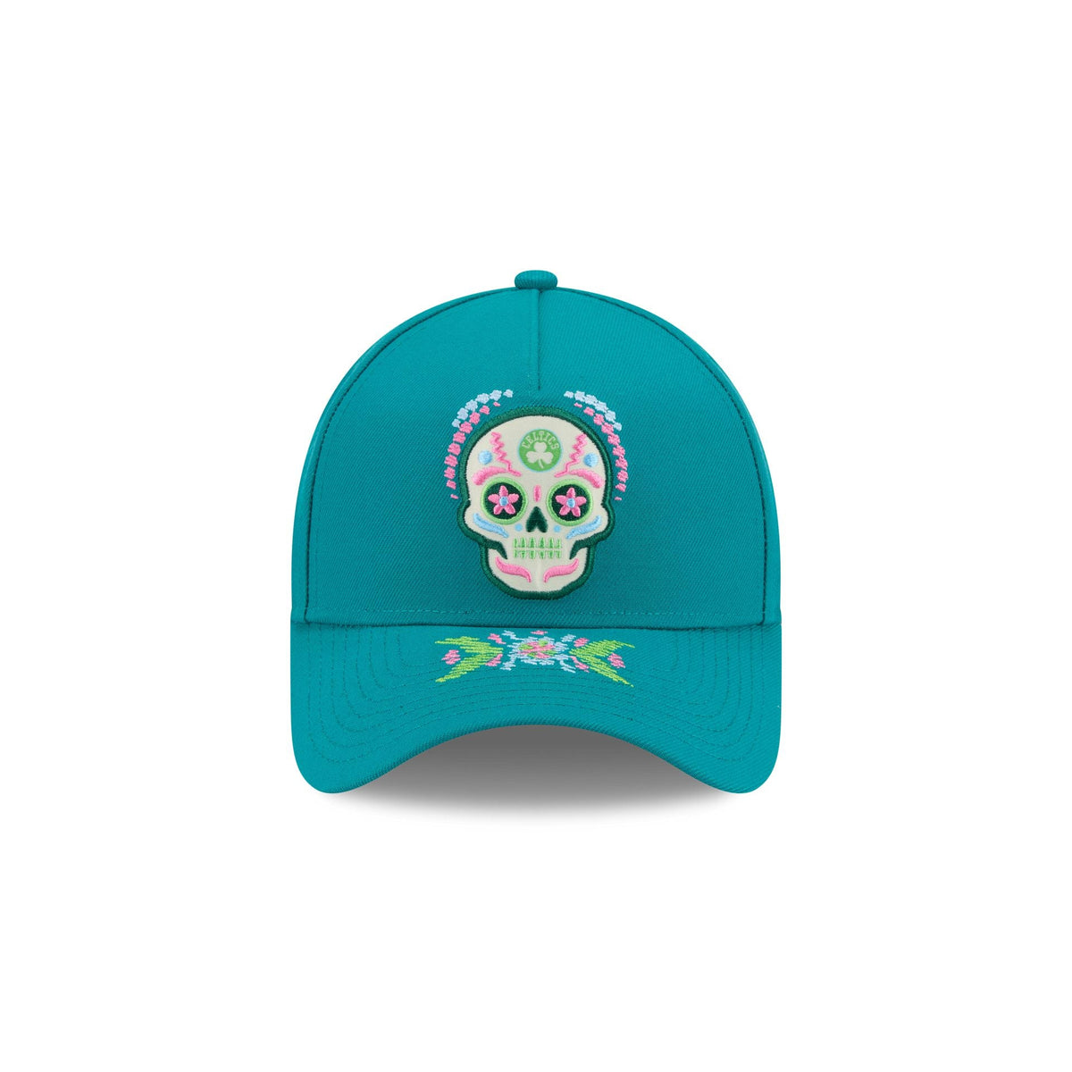 Boston Celtics Day of the Dead 9FORTY A-Frame Snapback Hat