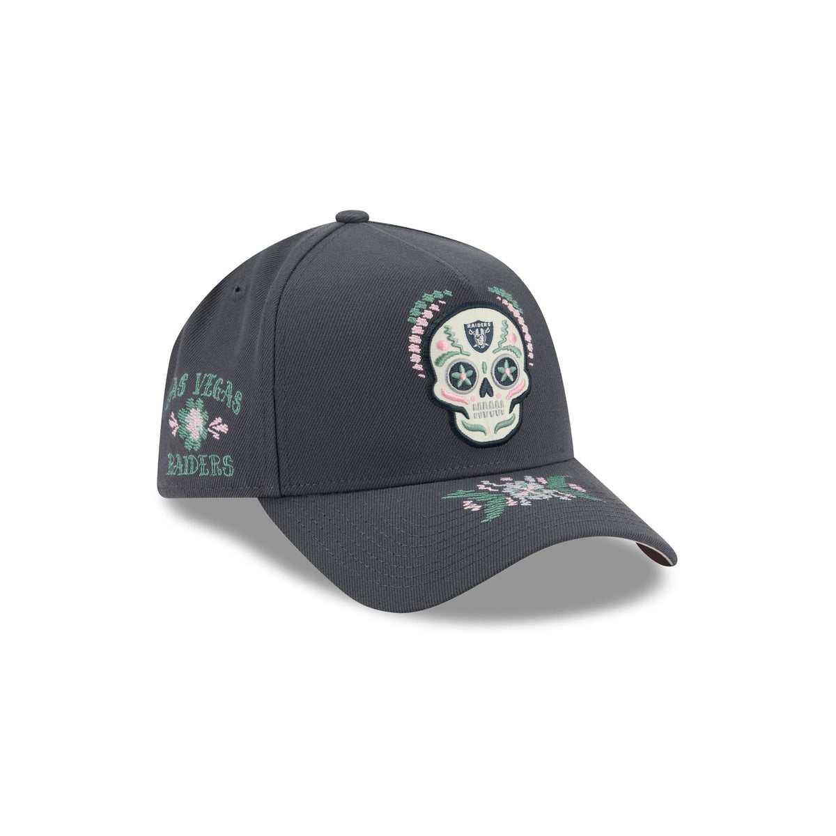 Las Vegas Raiders Day of the Dead 9FORTY A-Frame Snapback Hat