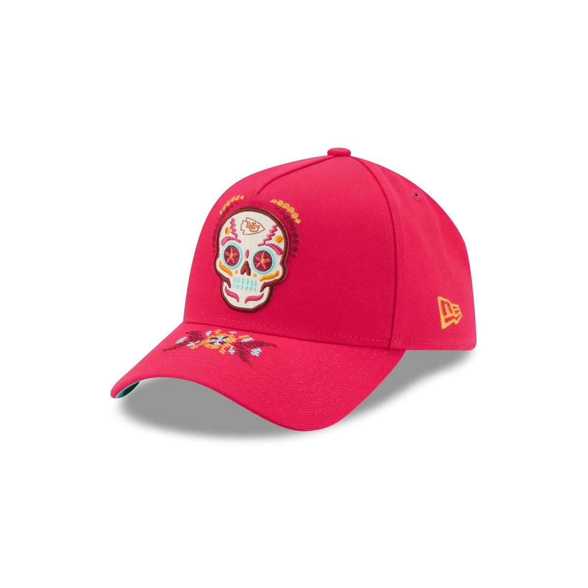 Kansas City Chiefs Day of the Dead 9FORTY A-Frame Snapback Hat