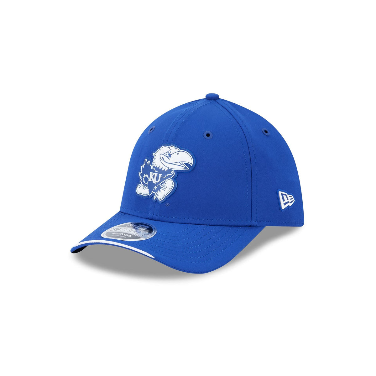Kansas Jayhawks Stadium Ready 39THIRTY M-Crown Stretch Fit Hat