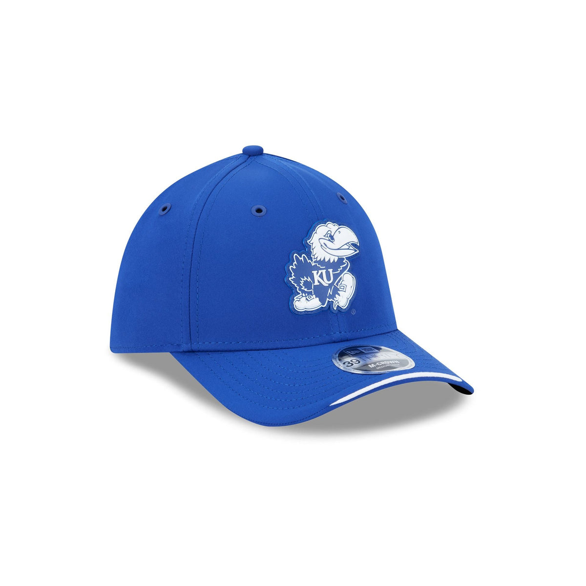 Kansas Jayhawks Stadium Ready 39THIRTY M-Crown Stretch Fit Hat