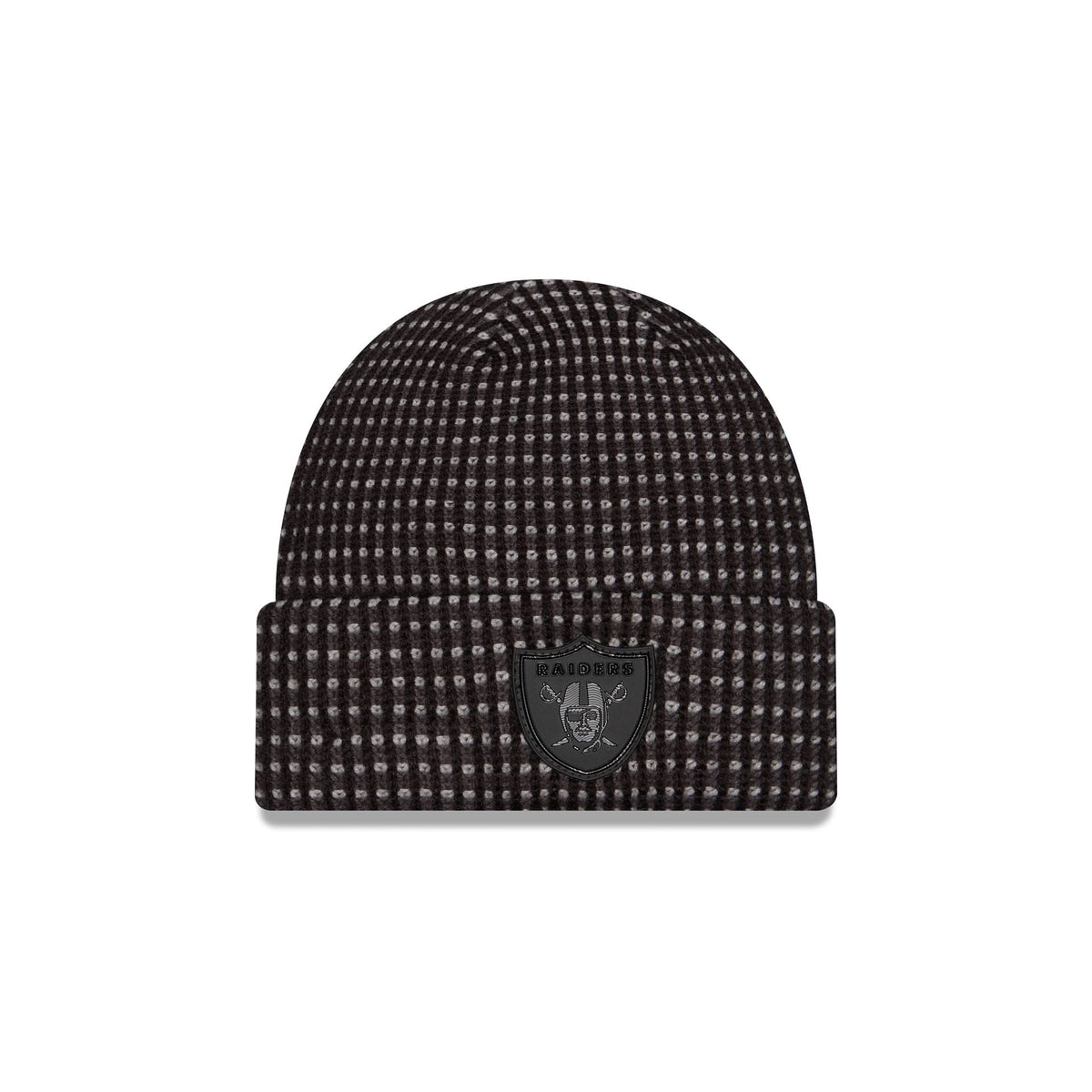 Las Vegas Raiders 2026 Sideline Cold Weather Black Cuff Knit Hat