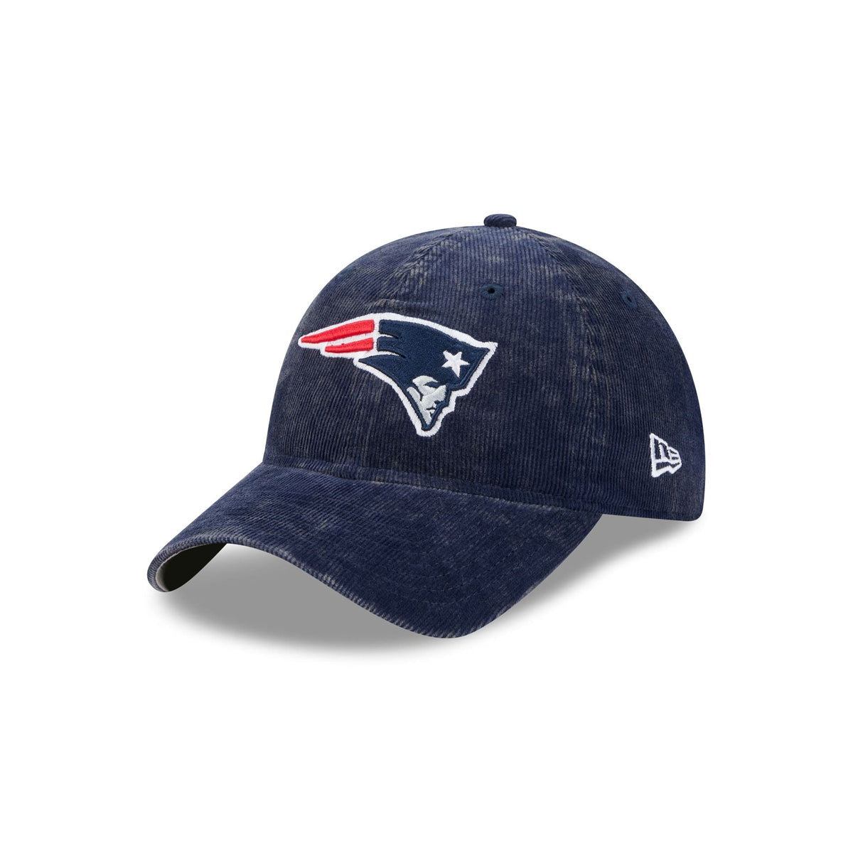 New England Patriots Washed Cord 9TWENTY Adjustable Hat