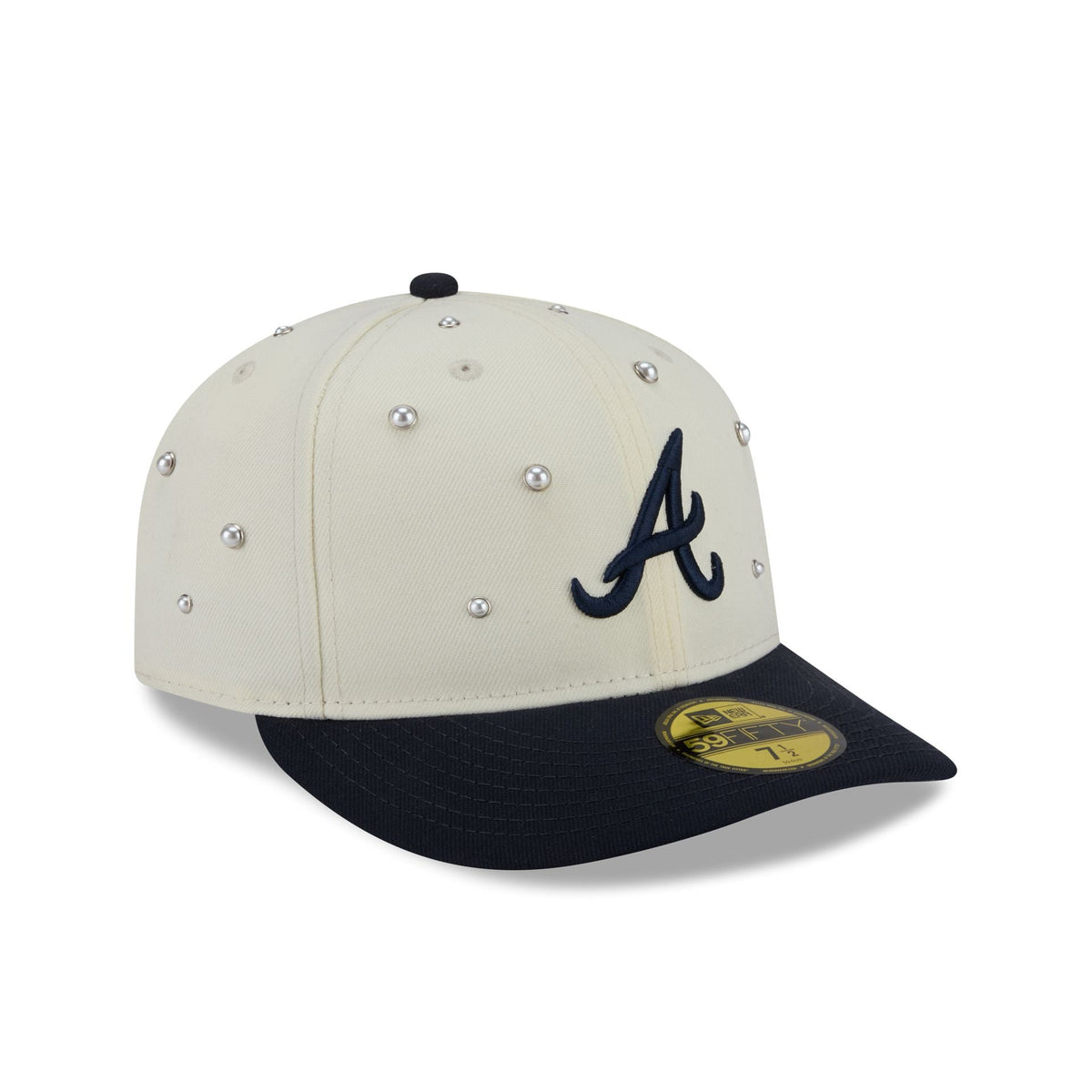 Atlanta Braves Chrome Pearl 59FIFTY Fitted Hat
