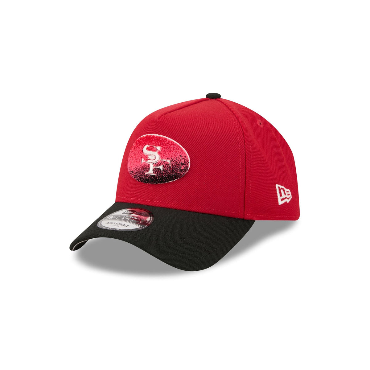 San Francisco 49ers Fade Logo 9FORTY A-Frame Snapback Hat