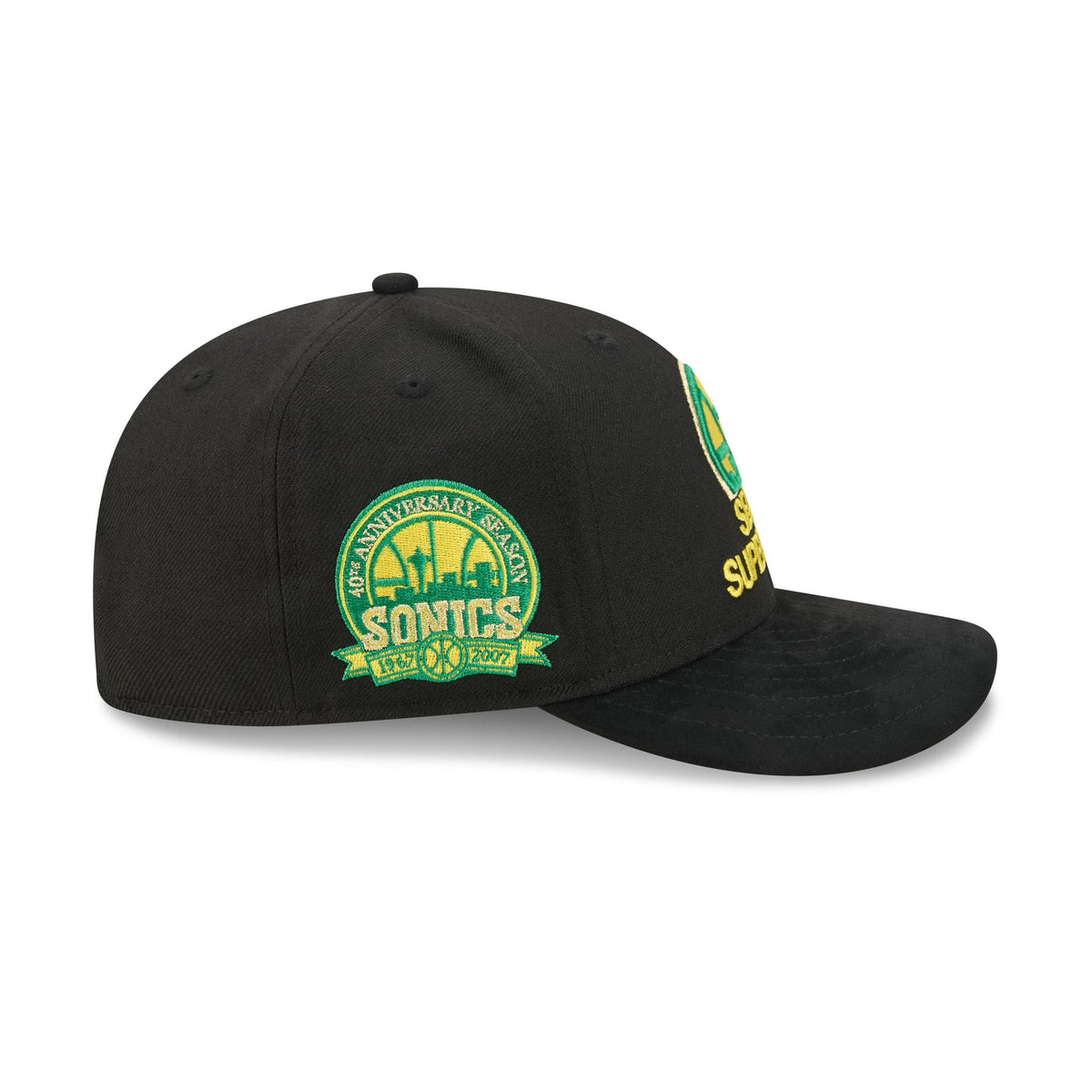 Seattle SuperSonics Hardwood Classics Side Patch 9FIFTY Snapback Hat