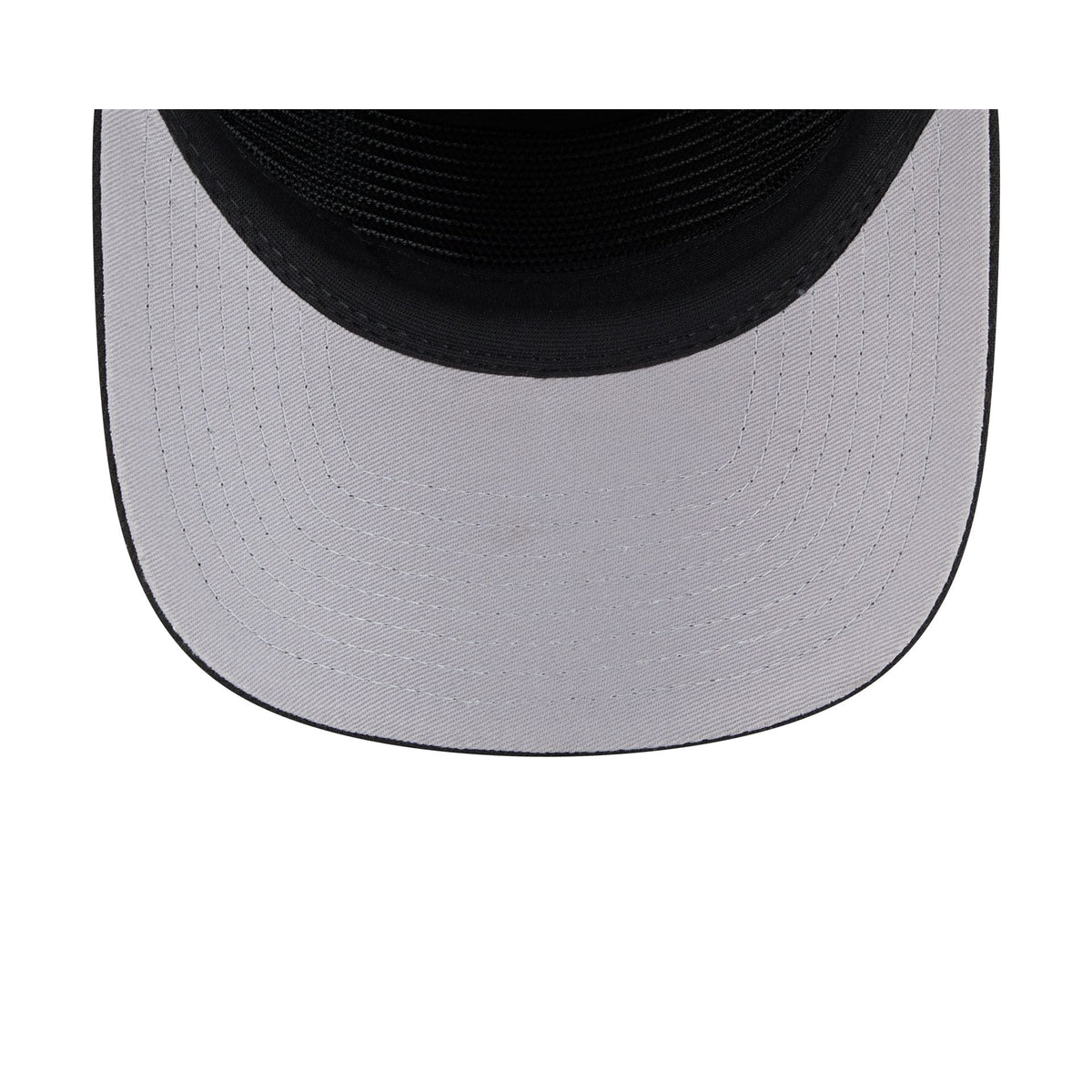 New England Patriots Black & White Mesh 19TWENTY Trucker Hat