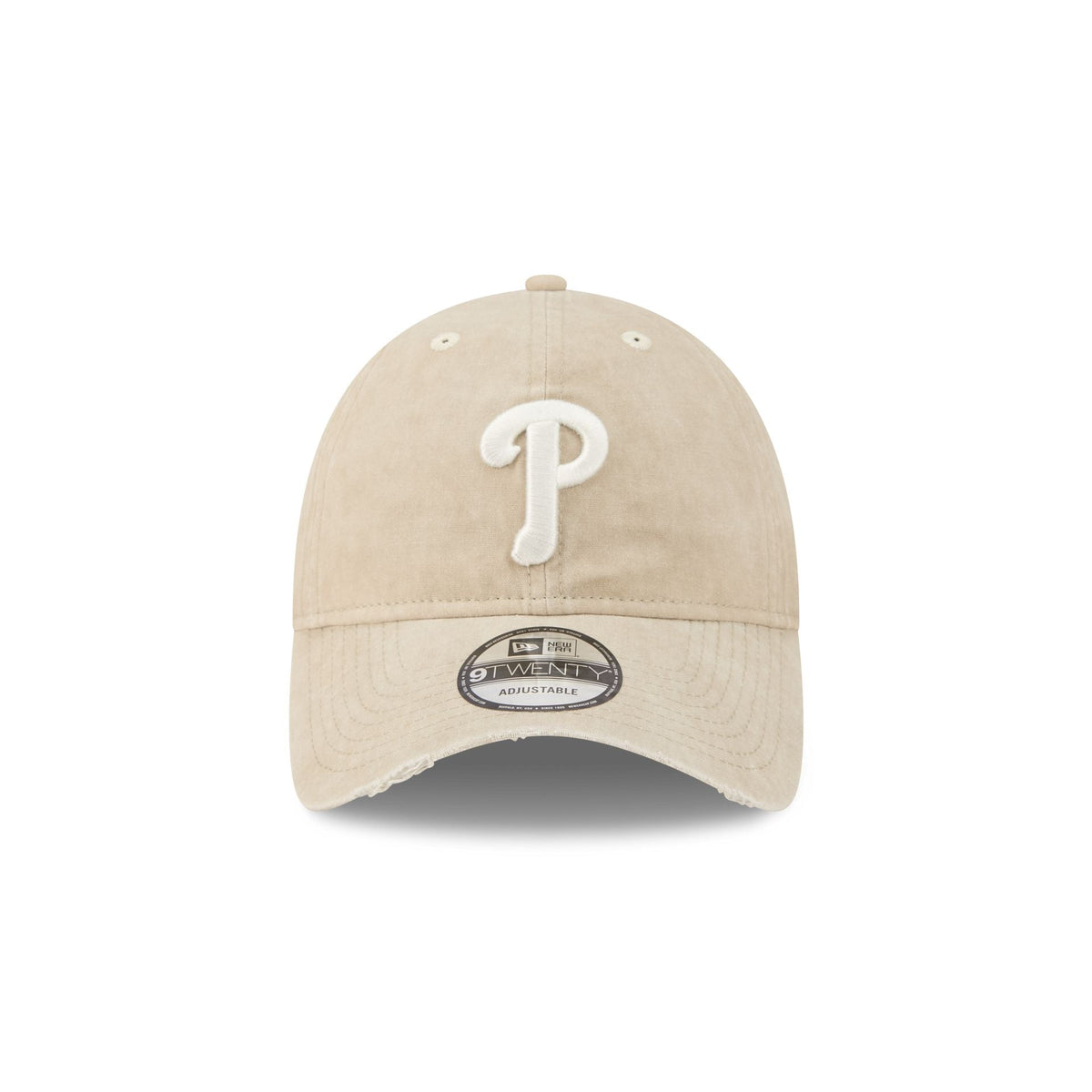 Philadelphia Phillies Washed Stone Cotton 9TWENTY Adjustable Hat