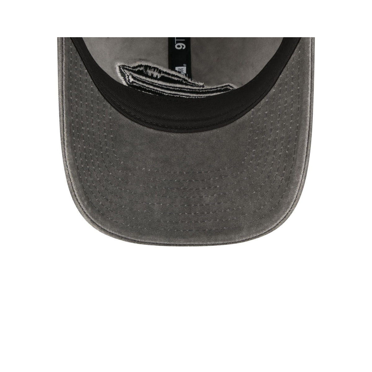 Buffalo Bills Washed Black Cotton 9TWENTY Adjustable Hat