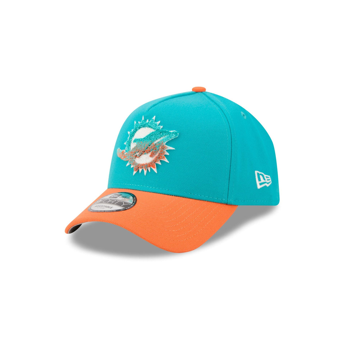 Miami Dolphins Fade Logo 9FORTY A-Frame Snapback Hat