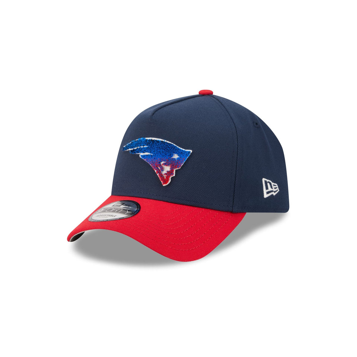 New England Patriots Fade Logo 9FORTY A-Frame Snapback Hat