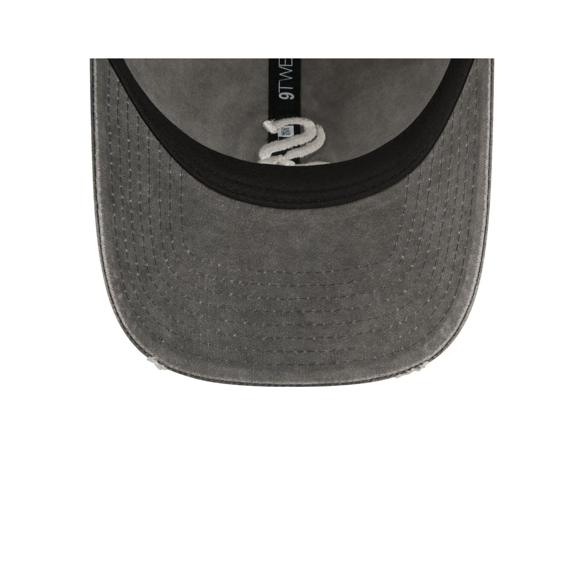 Chicago White Sox Washed Black Cotton 9TWENTY Adjustable Hat