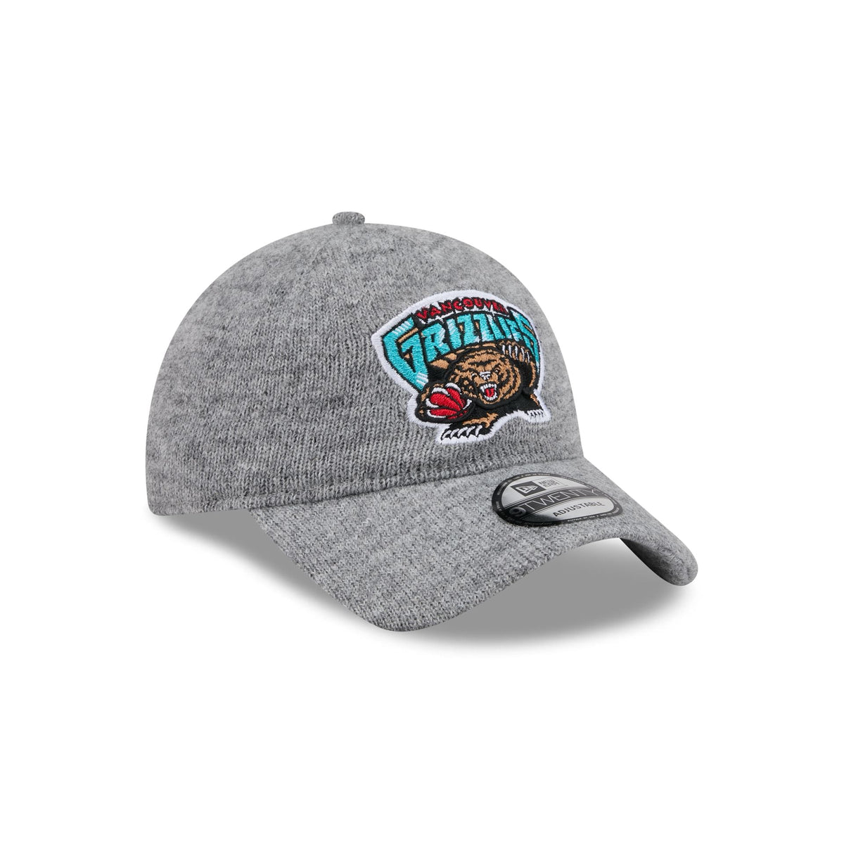 Vancouver Grizzlies Gray Wool 9TWENTY Adjustable Hat
