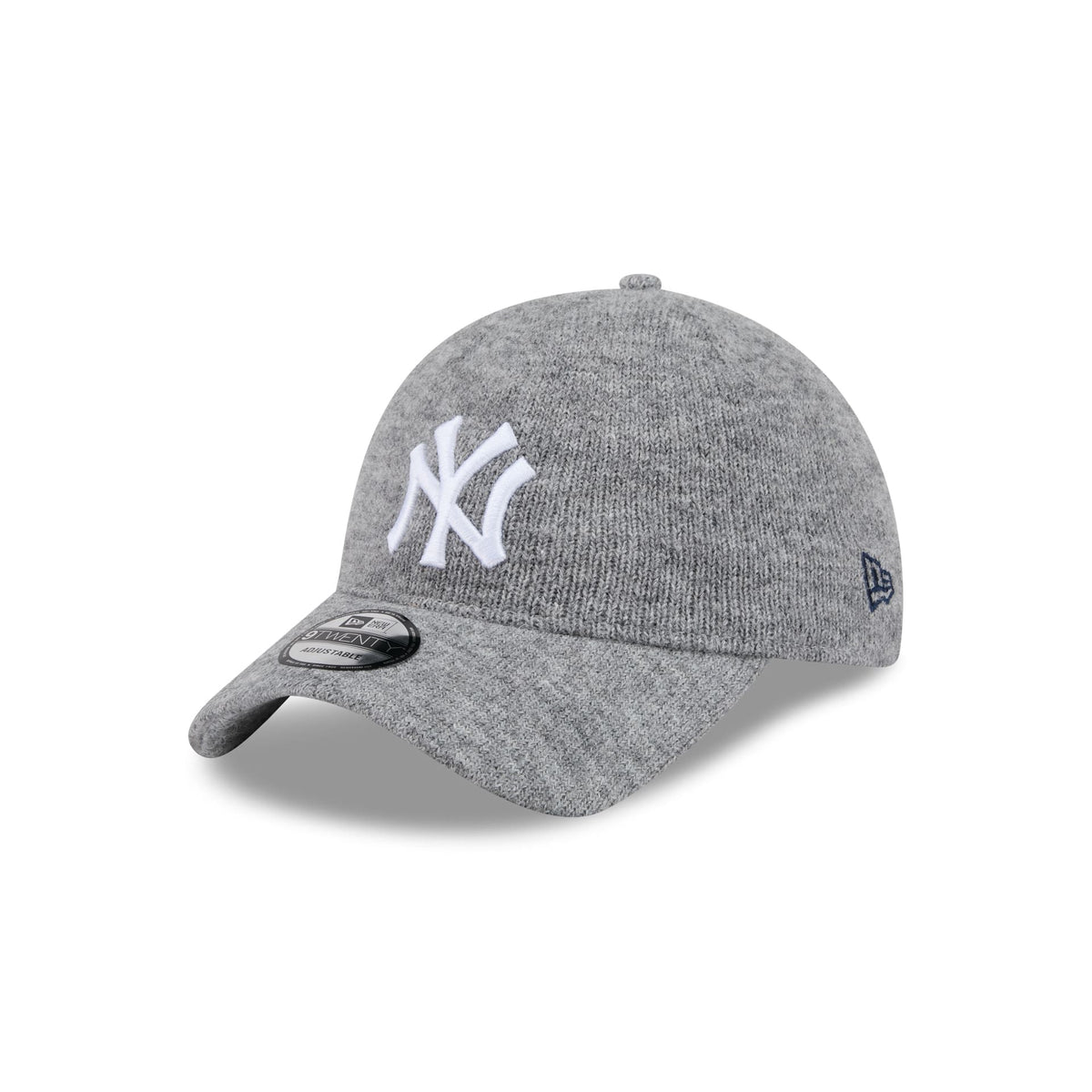 New York Yankees Gray Wool 9TWENTY Adjustable Hat