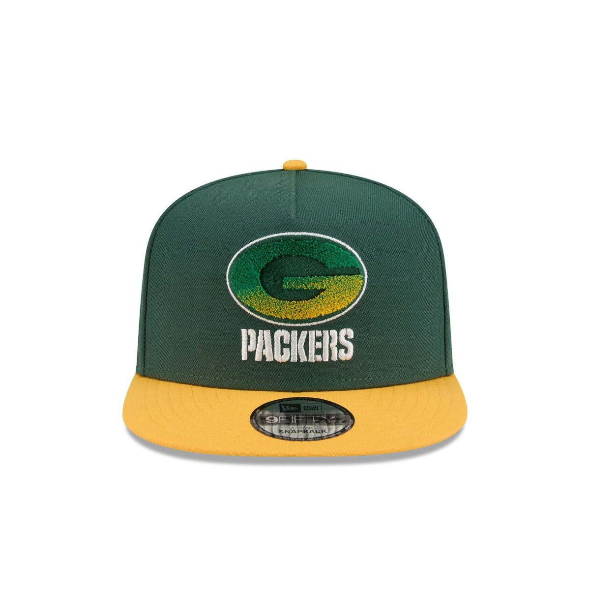 Green Bay Packers Fade Logo 9FIFTY A-Frame Snapback Hat