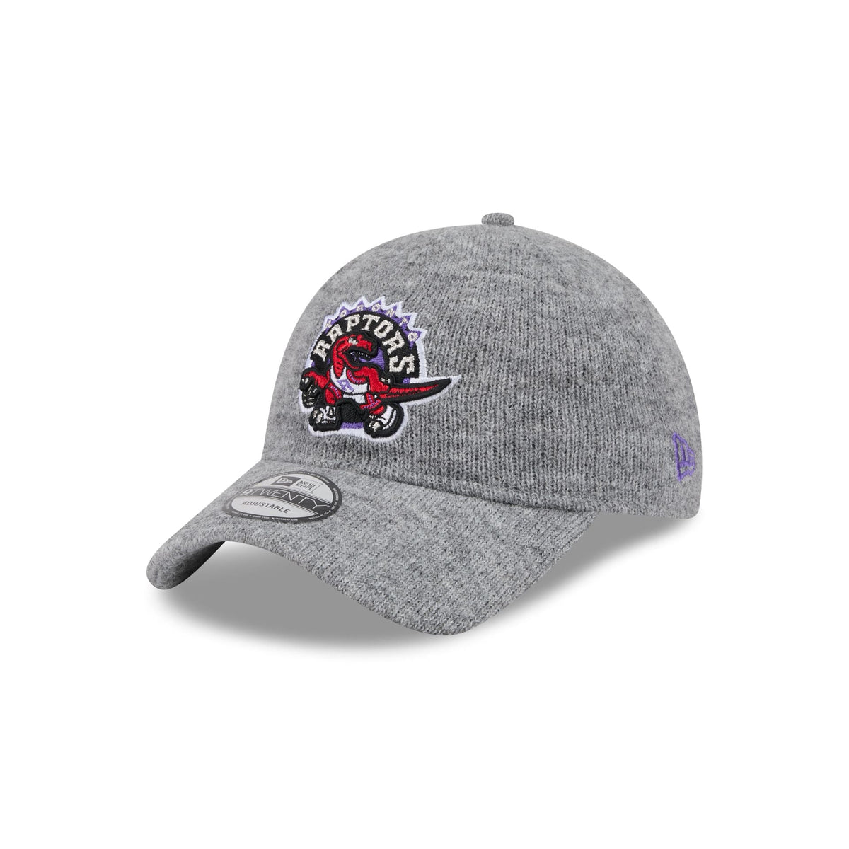 Toronto Raptors Gray Wool 9TWENTY Adjustable Hat