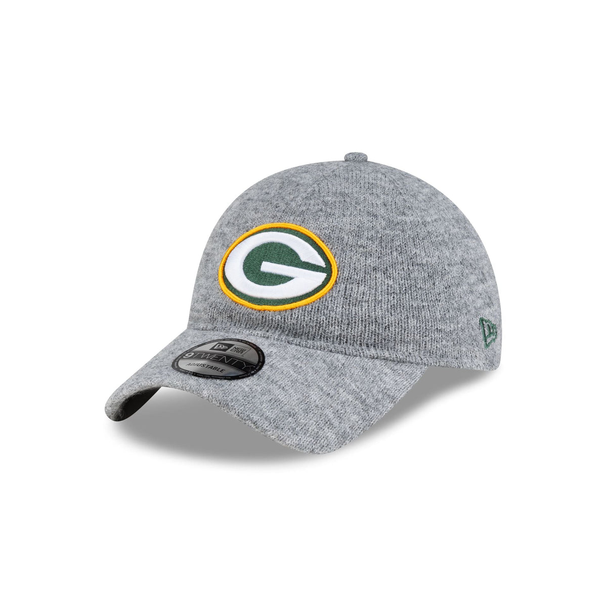 Green Bay Packers Gray Wool 9TWENTY Adjustable Hat