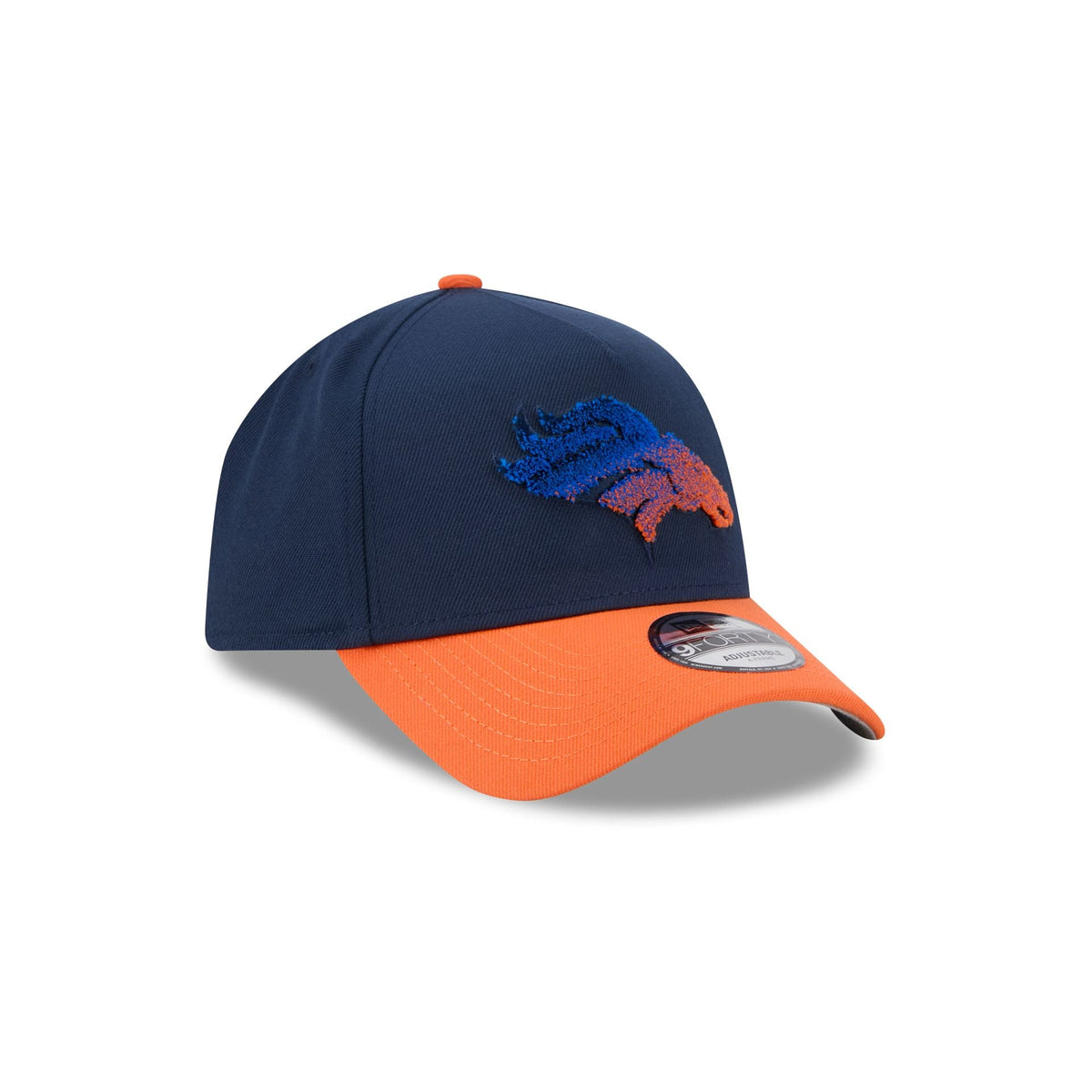 Denver Broncos Fade Logo 9FORTY A-Frame Snapback Hat