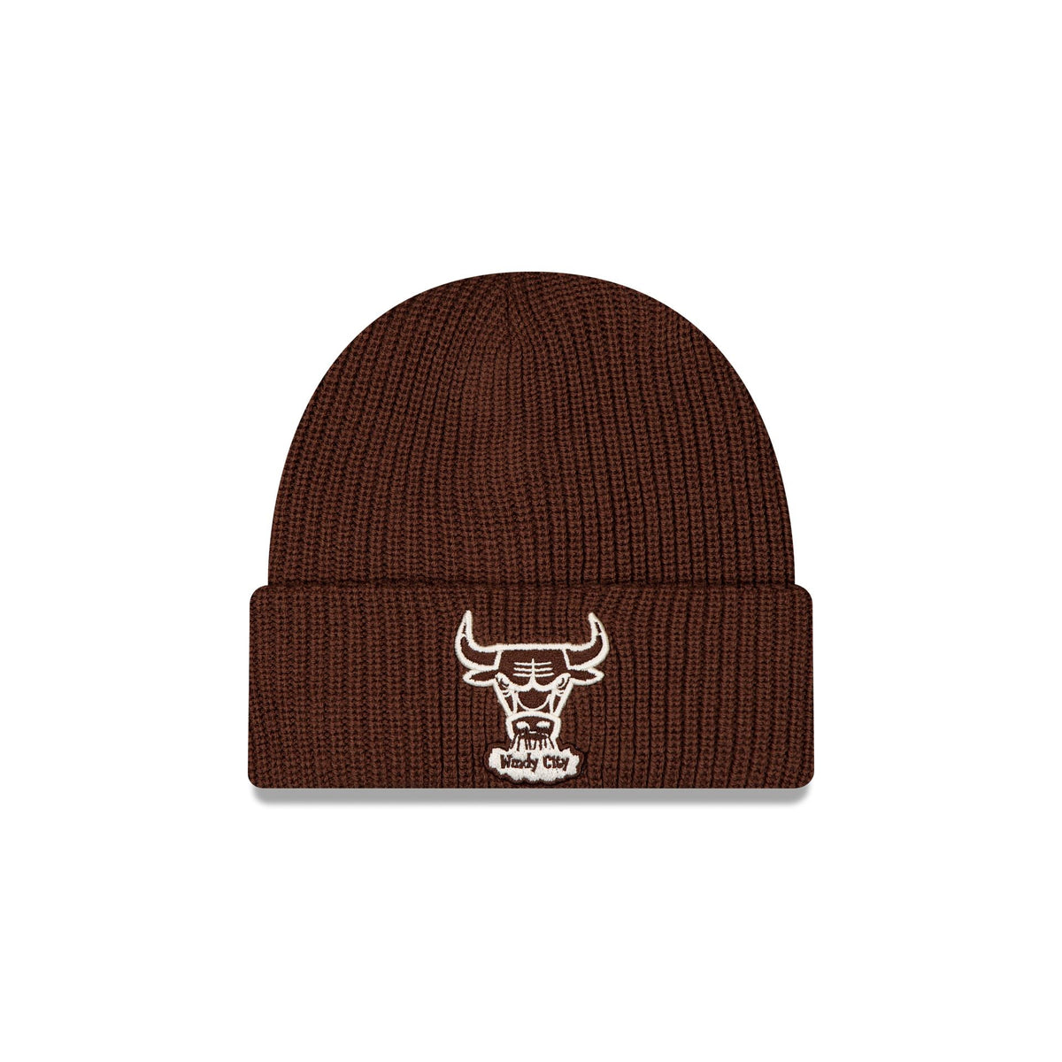 Chicago Bulls Walnut Cuff Knit Beanie Hat