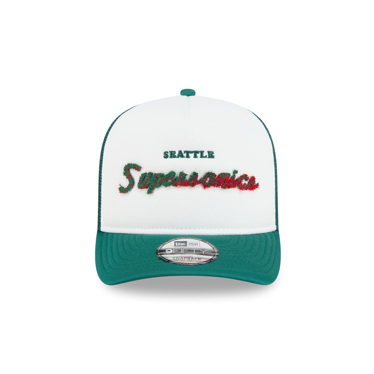 Seattle SuperSonics Fade Script 9FIFTY A-Frame Trucker Hat