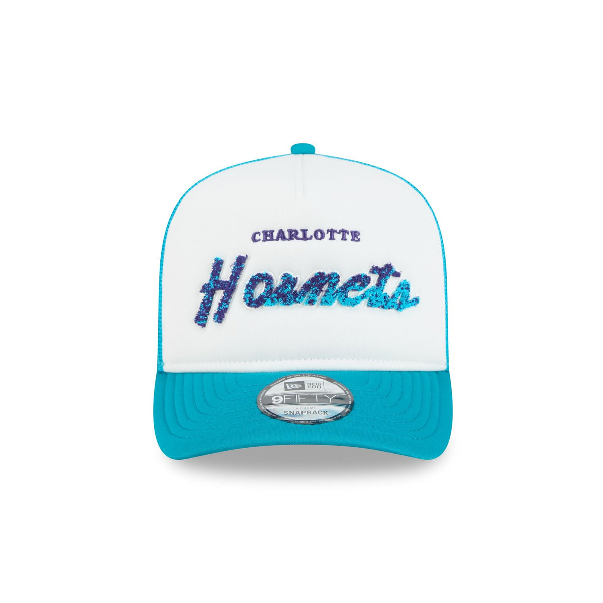 Charlotte Hornets Fade Script 9FIFTY A-Frame Trucker Hat
