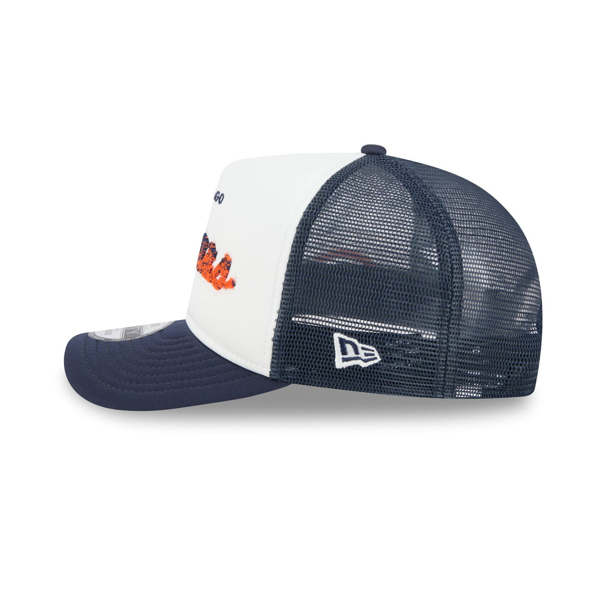 Chicago Bears Fade Script 9FIFTY A-Frame Trucker Hat