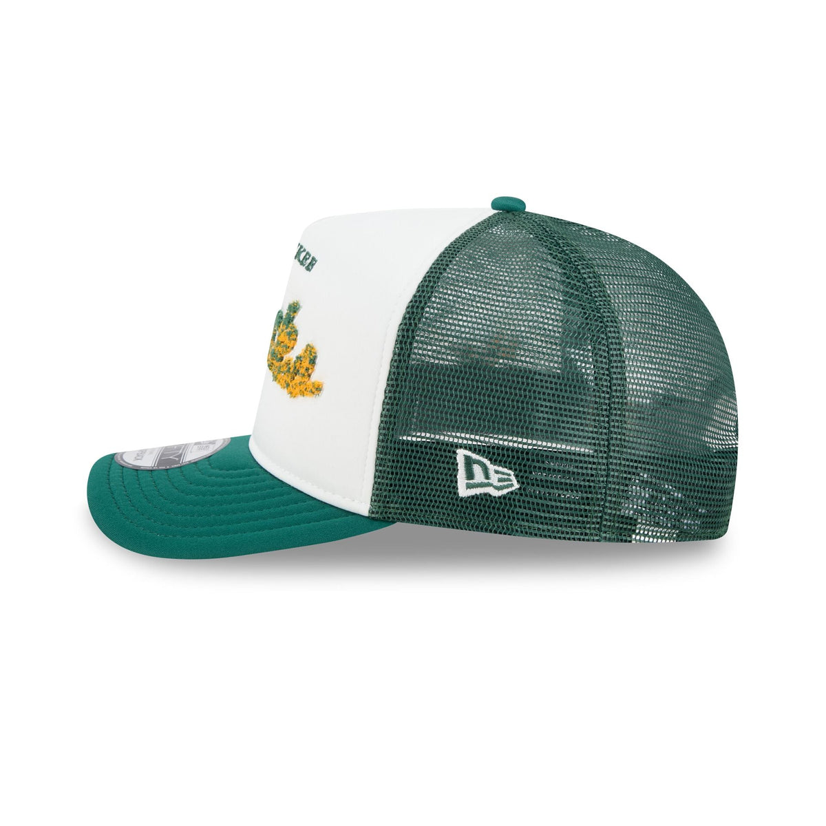 Milwaukee Bucks Fade Script 9FIFTY A-Frame Trucker Hat