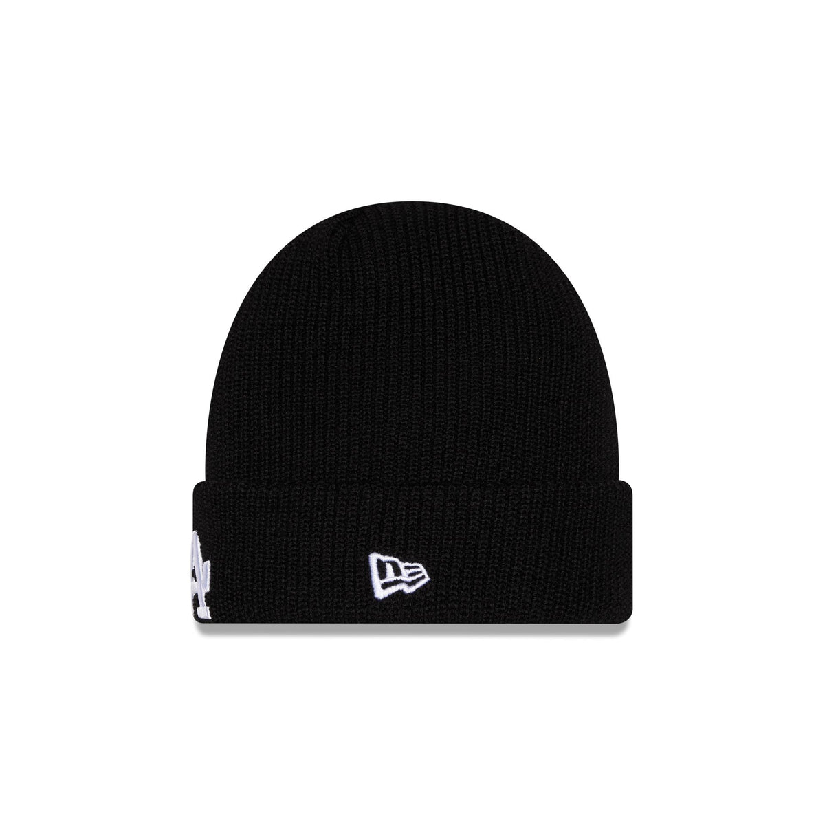Los Angeles Dodgers Black Cuff Knit Beanie Hat