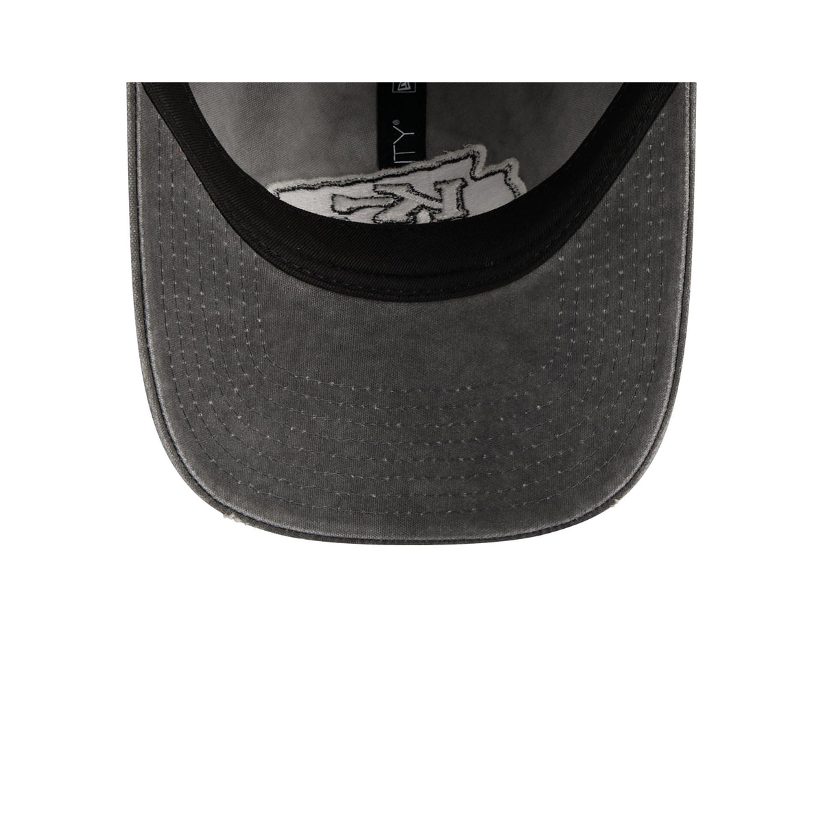 Kansas City Chiefs Washed Black Cotton 9TWENTY Adjustable Hat