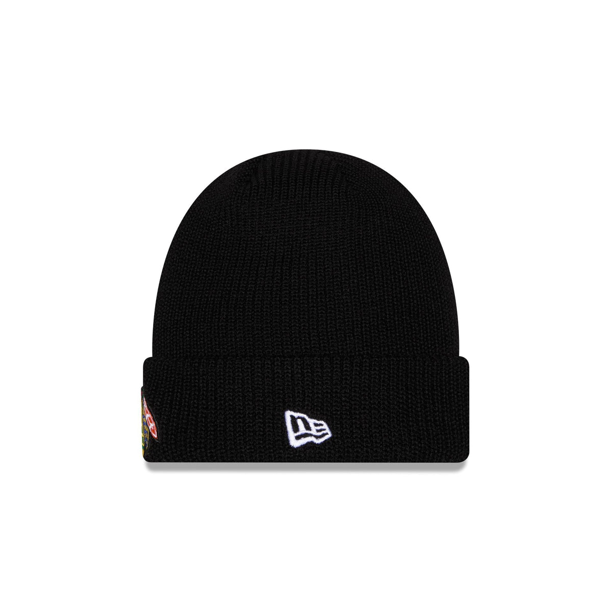 Chicago Blackhawks Black Cuff Knit Beanie Hat
