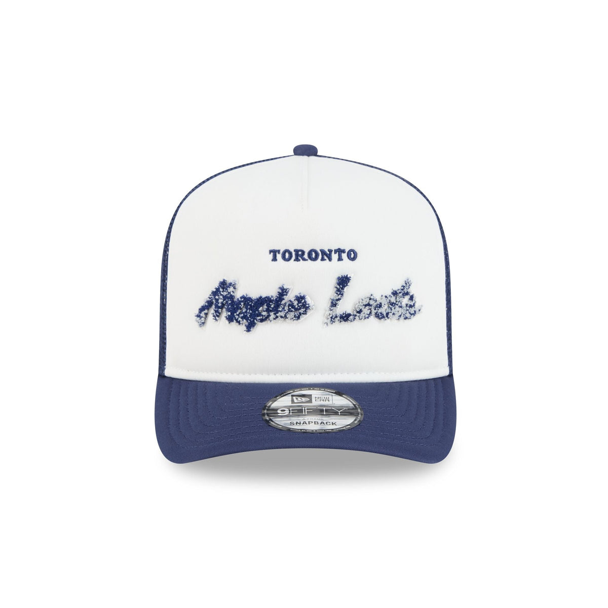 Toronto Maple Leafs Fade Script 9FIFTY A-Frame Trucker Hat