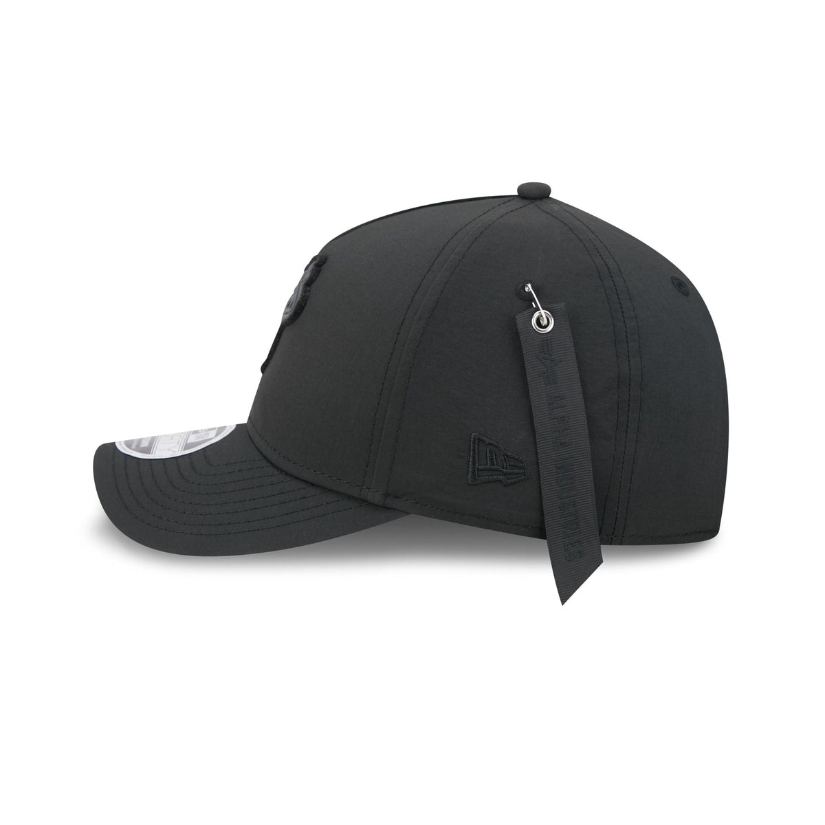 Alpha Industries x Miami Heat Nylon Black 9FORTY M-Crown A-Frame Snapback Hat
