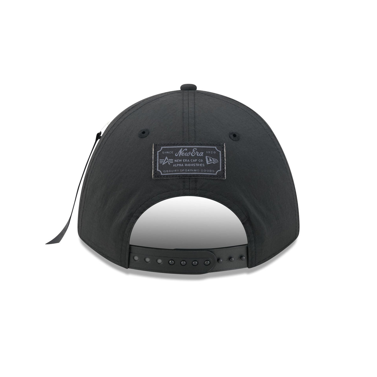 Alpha Industries x Toronto Raptors Nylon Black 9FORTY M-Crown A-Frame Snapback Hat