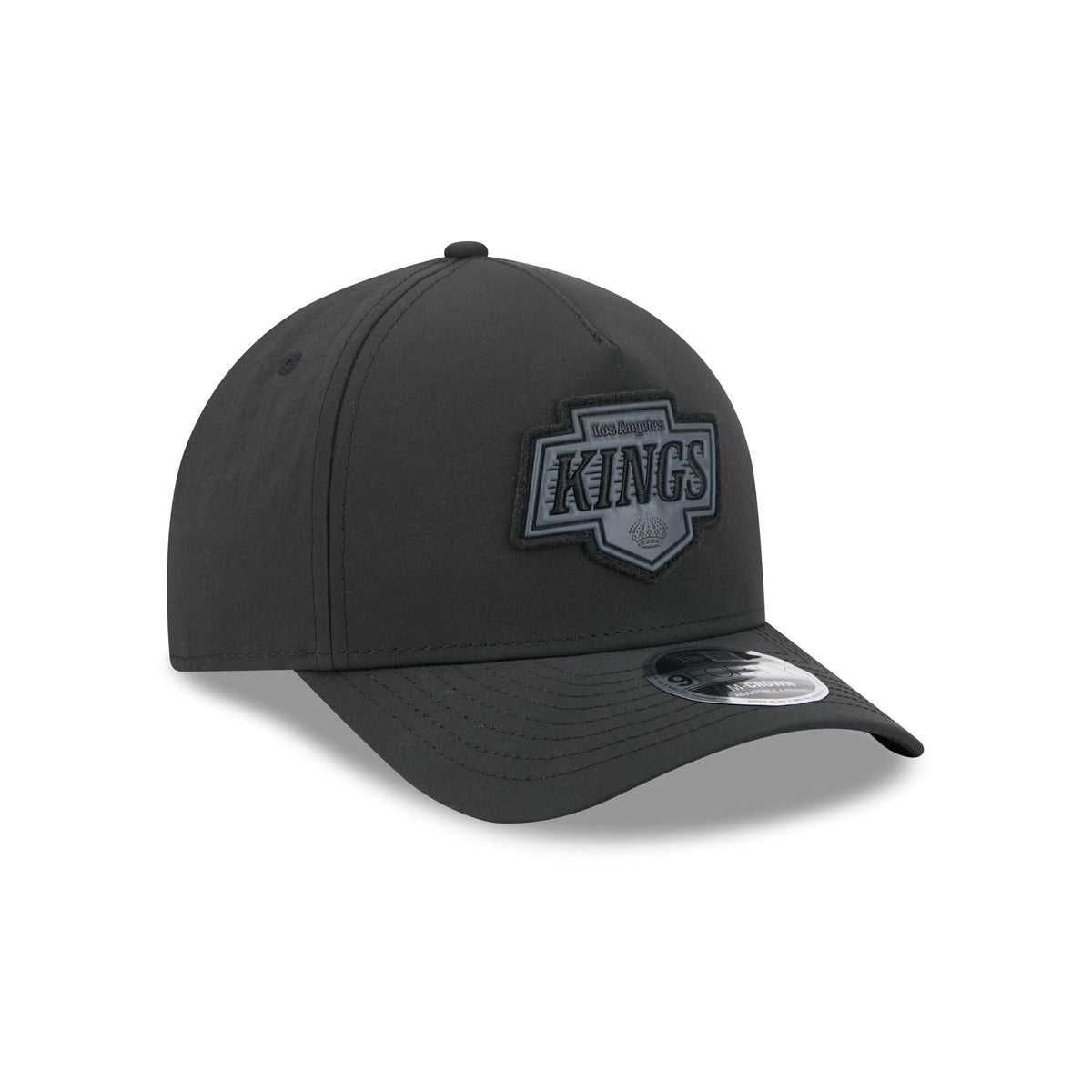 Alpha Industries x Los Angeles Kings Nylon Black 9FORTY M-Crown A-Frame Snapback Hat