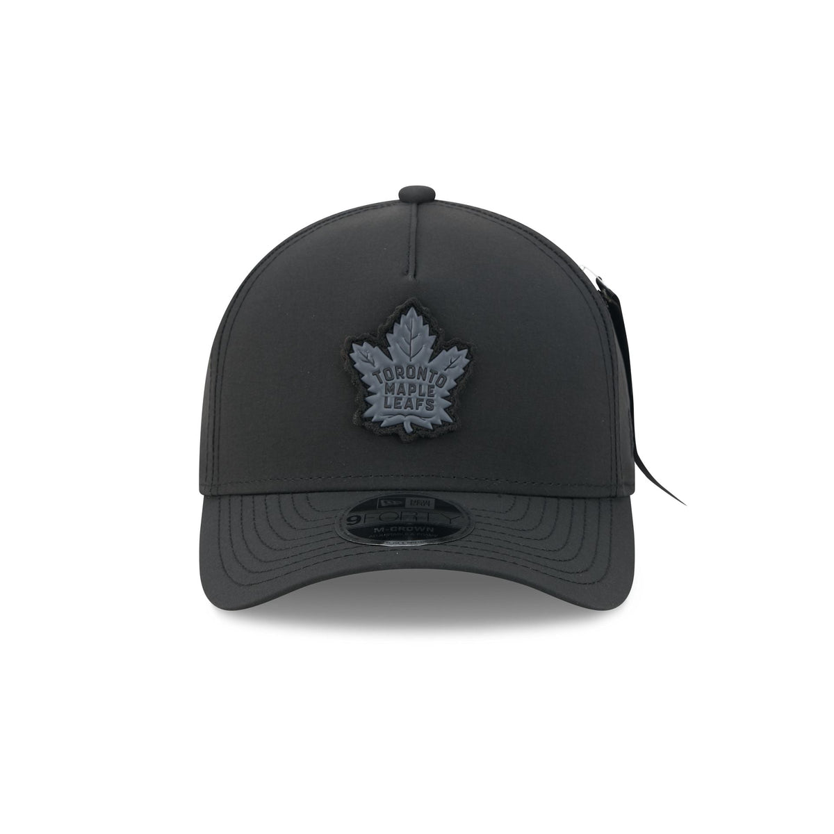 Alpha Industries x Toronto Maple Leafs Nylon Black 9FORTY M-Crown A-Frame Snapback Hat
