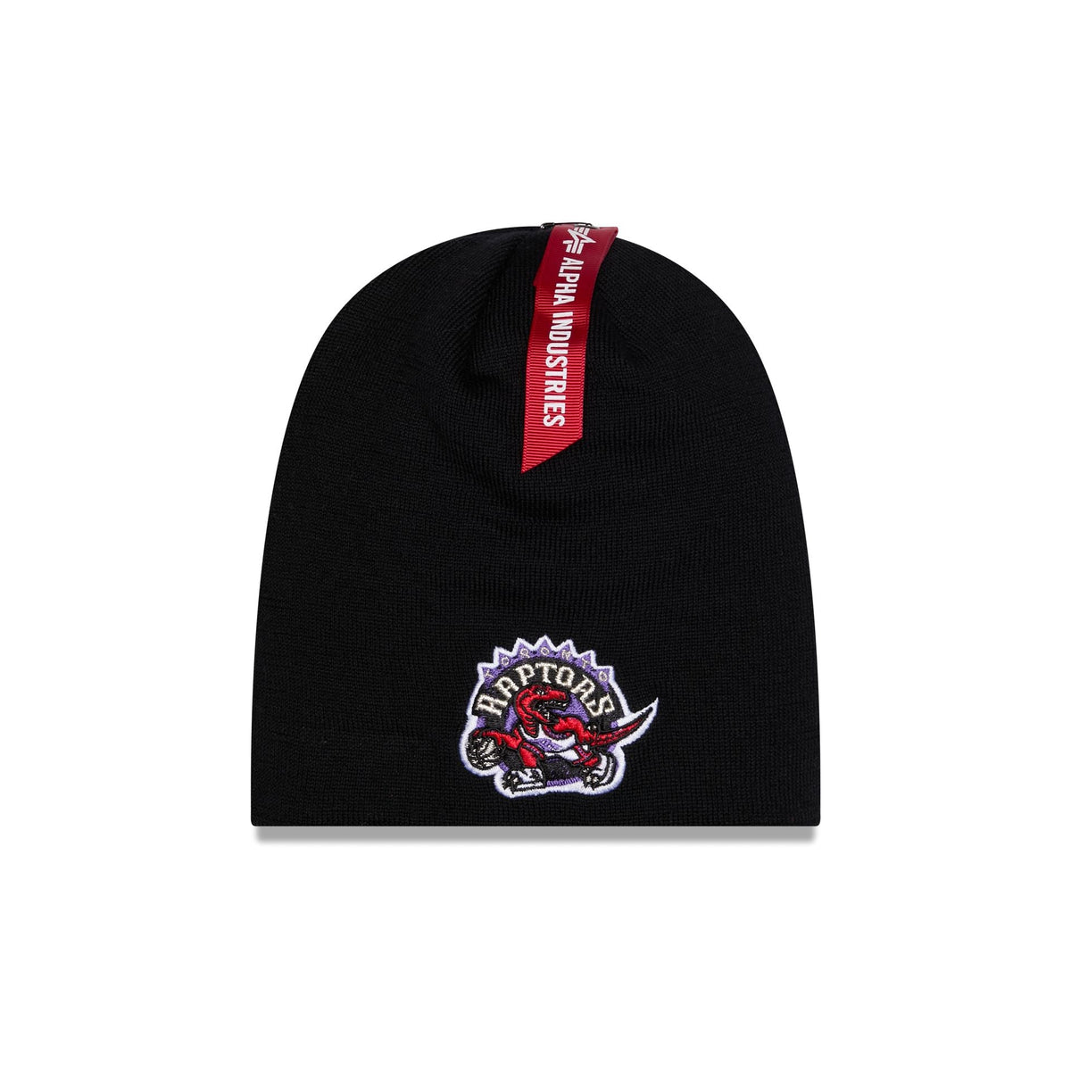Alpha Industries x Toronto Raptors Black Beanie Hat