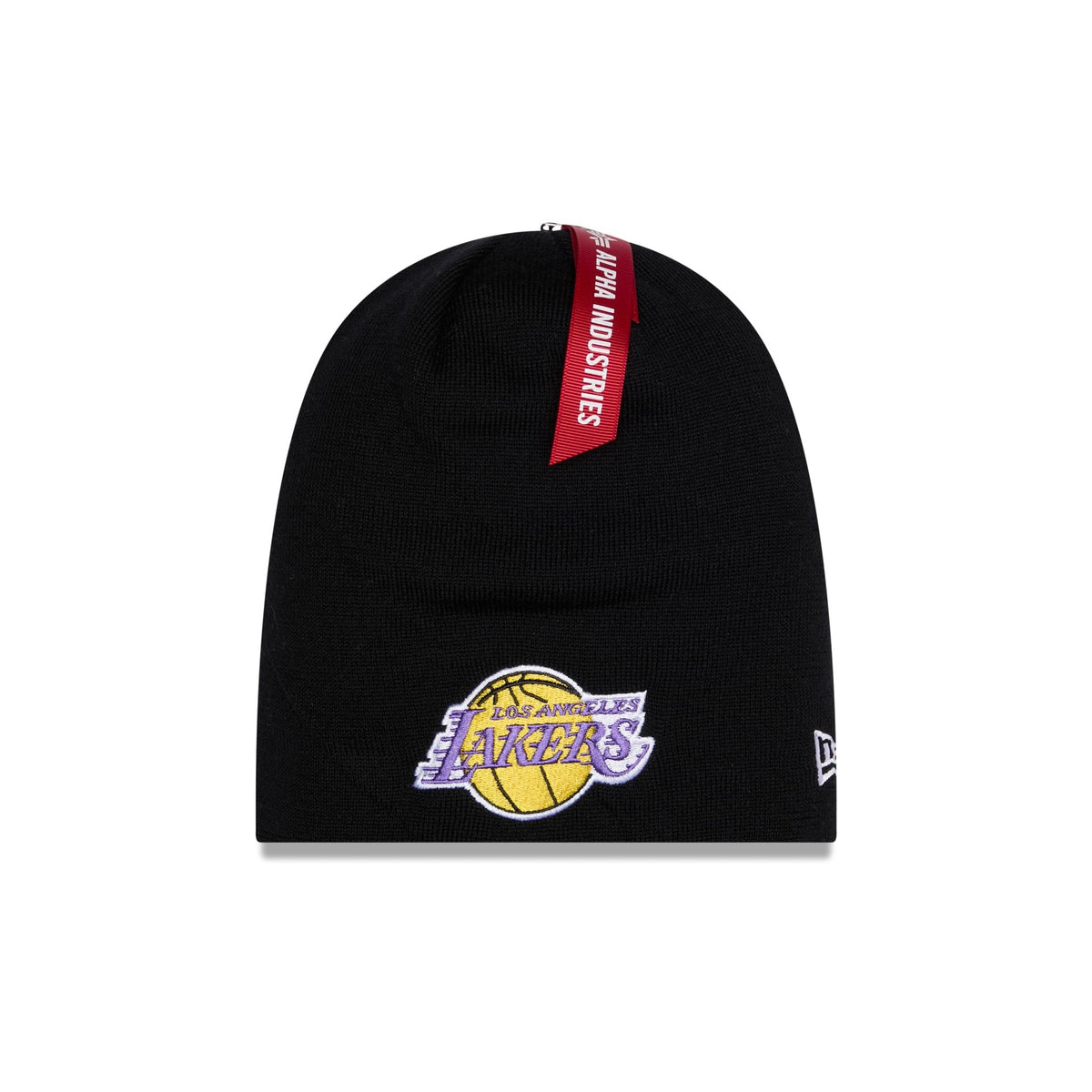 Alpha Industries x Los Angeles Lakers Black Beanie Hat