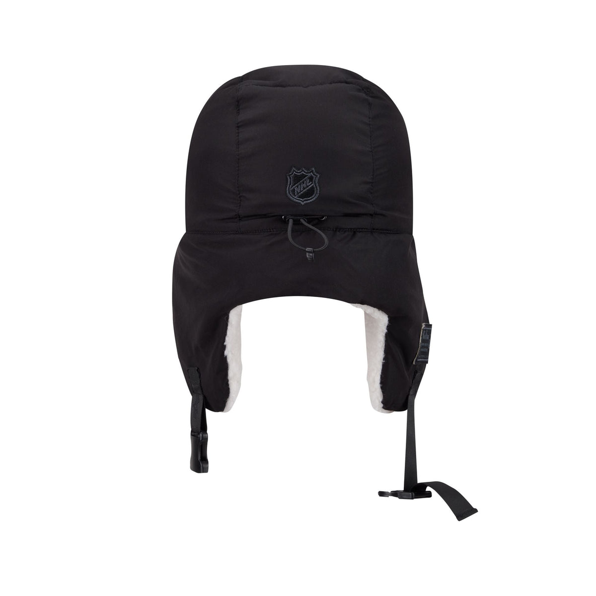 Alpha Industries x Boston Bruins Black Puffer Trapper Hat