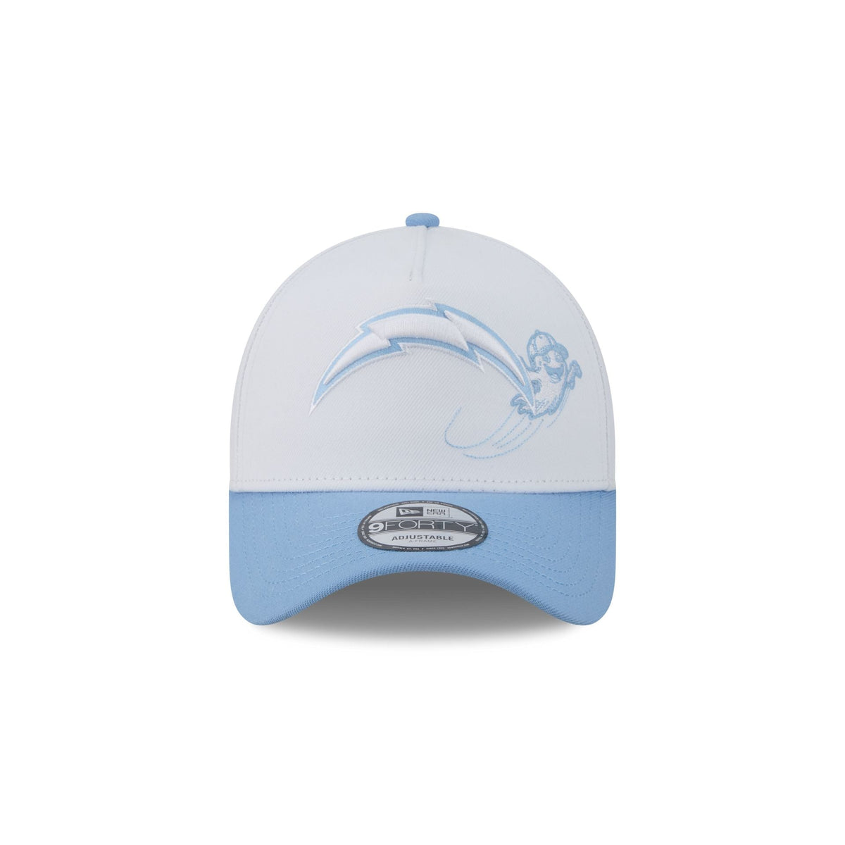 Los Angeles Chargers Chrome Ghost 9FORTY A-Frame Snapback Hat